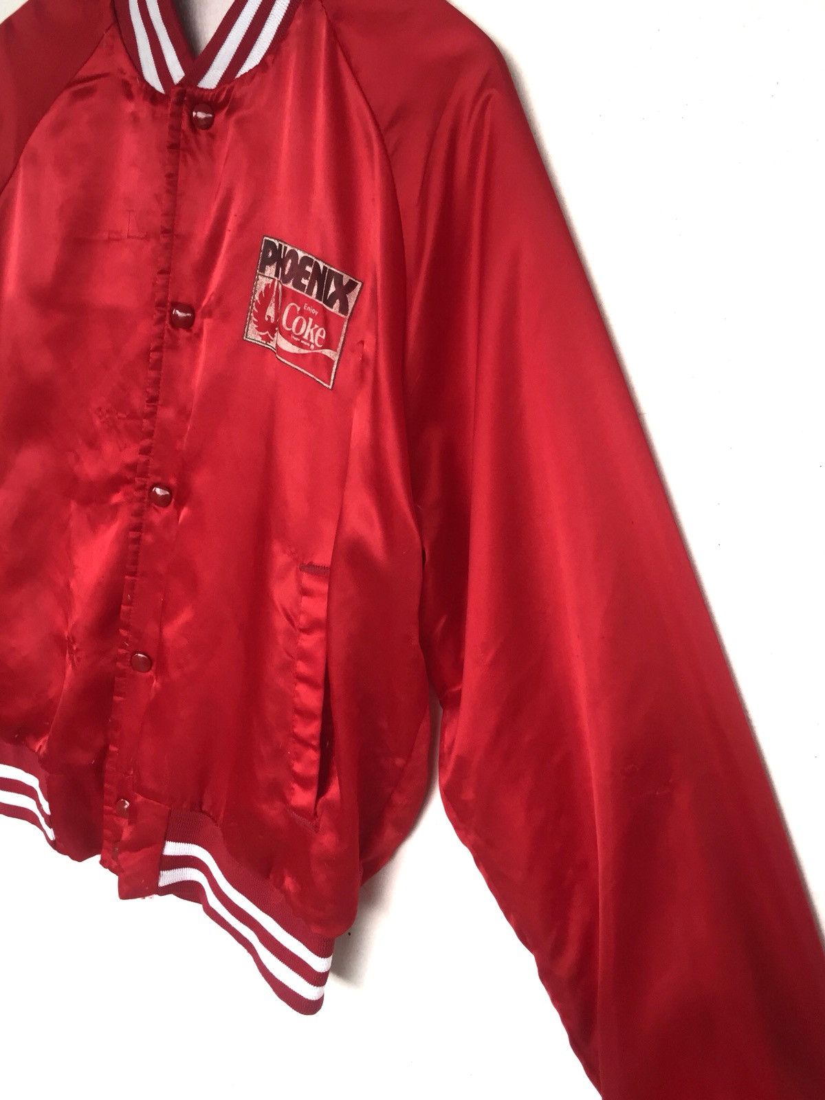 Coca Cola Vintage 90s Coke in Arizona Silk Varsity Jacket Size US M / EU 48-50 / 2 - 6 Thumbnail