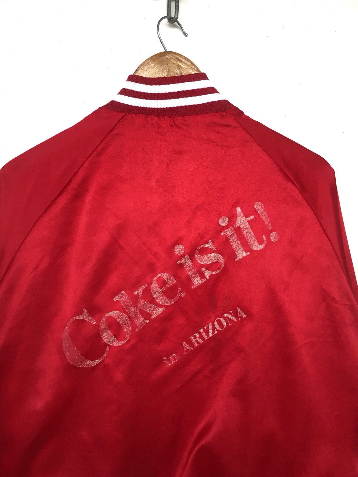 Coca Cola Vintage 90s Coke in Arizona Silk Varsity Jacket Size US M / EU 48-50 / 2 - 7 Thumbnail