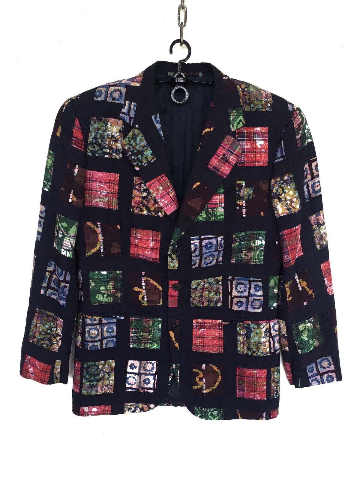 Just Cavalli RARE🔥Beauty Boro Patchwork 3 Button Jacket Blazer Size US M / EU 48-50 / 2 - 1 Thumbnail