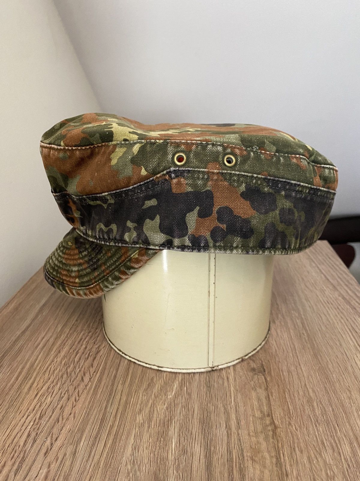 Vintage Vintage 1993 90s German Military Distressed Fitted Cap Hat Size ONE SIZE - 8 Thumbnail