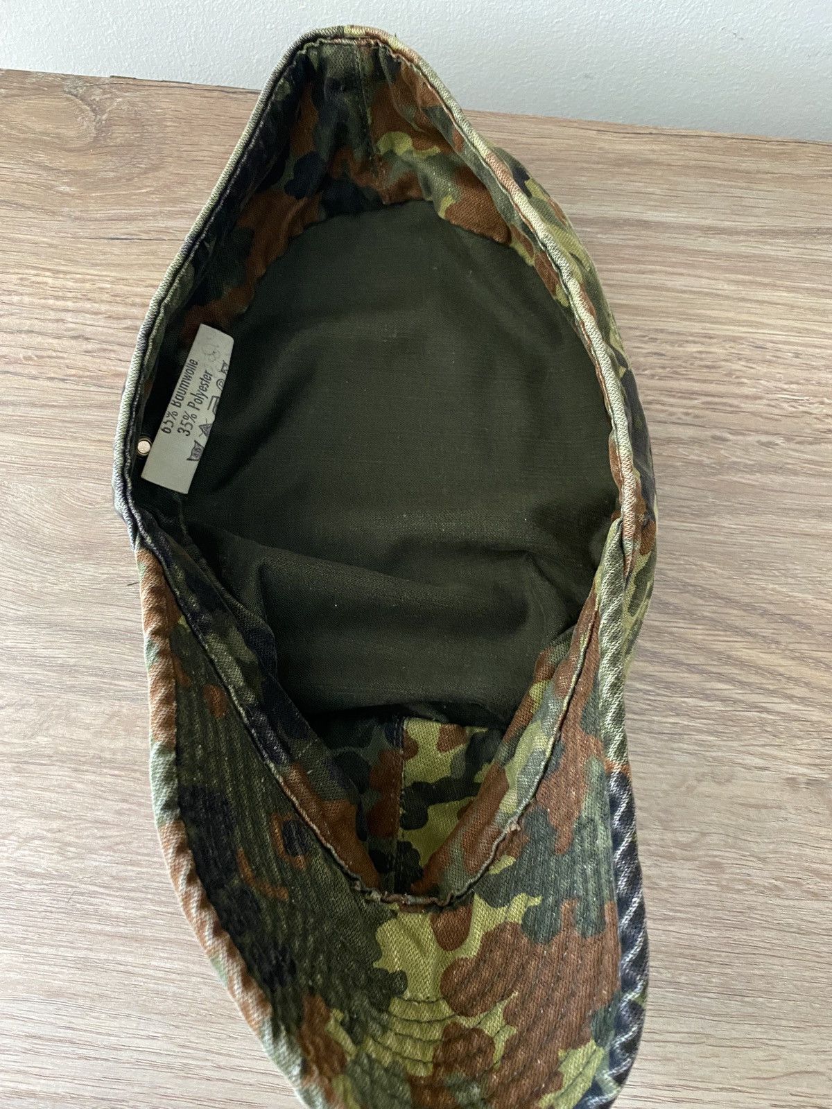 Vintage Vintage 1993 90s German Military Distressed Fitted Cap Hat Size ONE SIZE - 12 Thumbnail