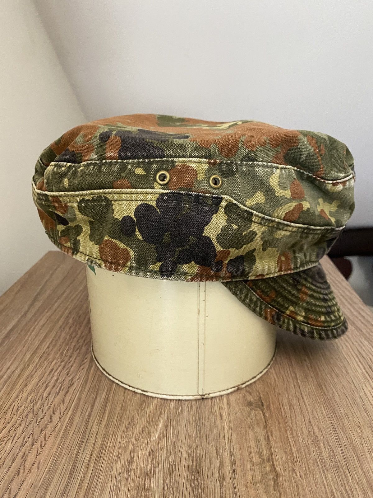 Vintage Vintage 1993 90s German Military Distressed Fitted Cap Hat Size ONE SIZE - 5 Thumbnail