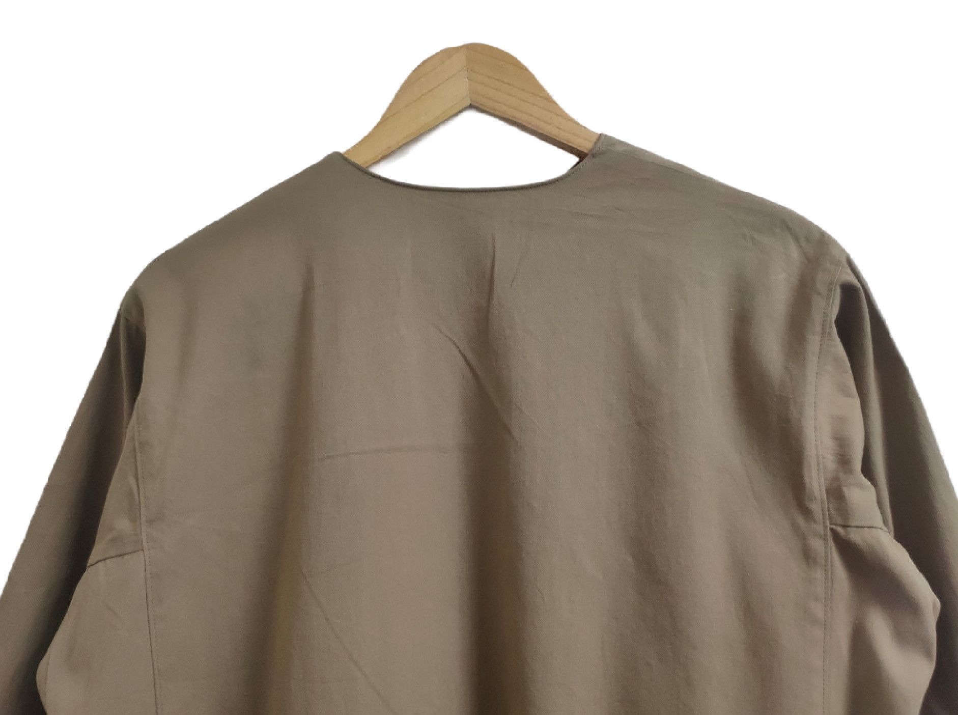 Yohji Yamamoto 🔥Yohji Yamamoto Signature Femme Long Coat Size L / US 10 / IT 46 - 8 Thumbnail