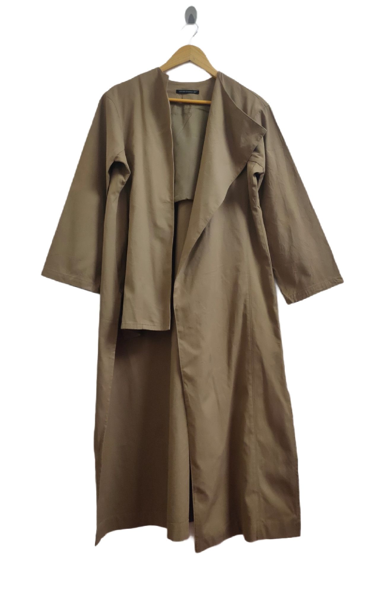 Yohji Yamamoto 🔥Yohji Yamamoto Signature Femme Long Coat Size L / US 10 / IT 46 - 1 Thumbnail