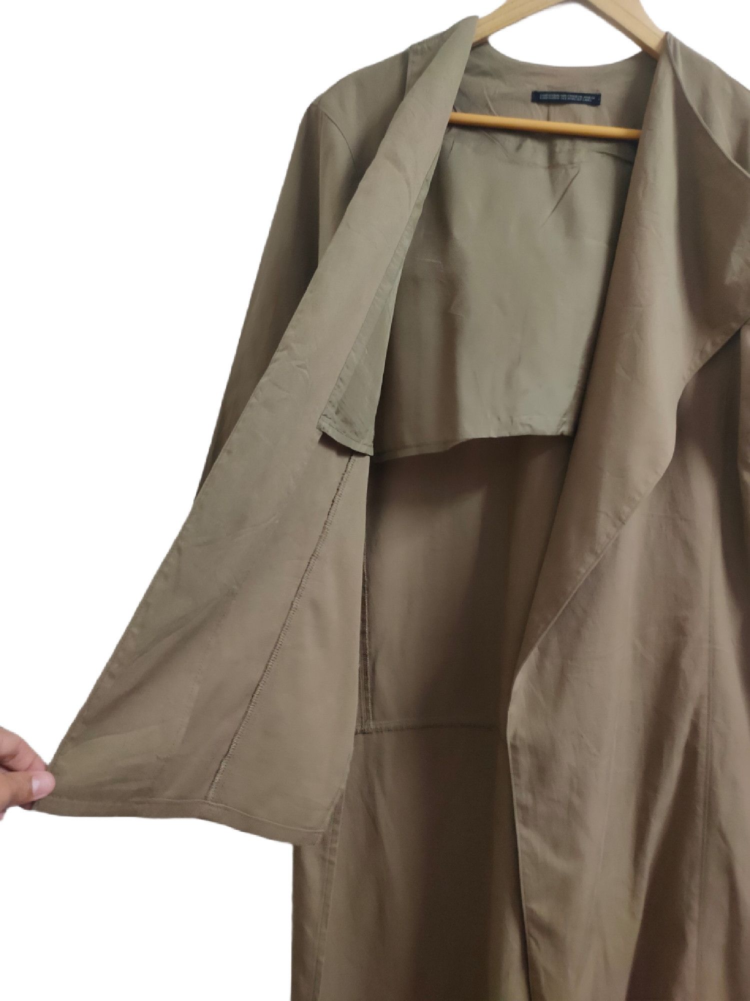Yohji Yamamoto 🔥Yohji Yamamoto Signature Femme Long Coat Size L / US 10 / IT 46 - 4 Thumbnail