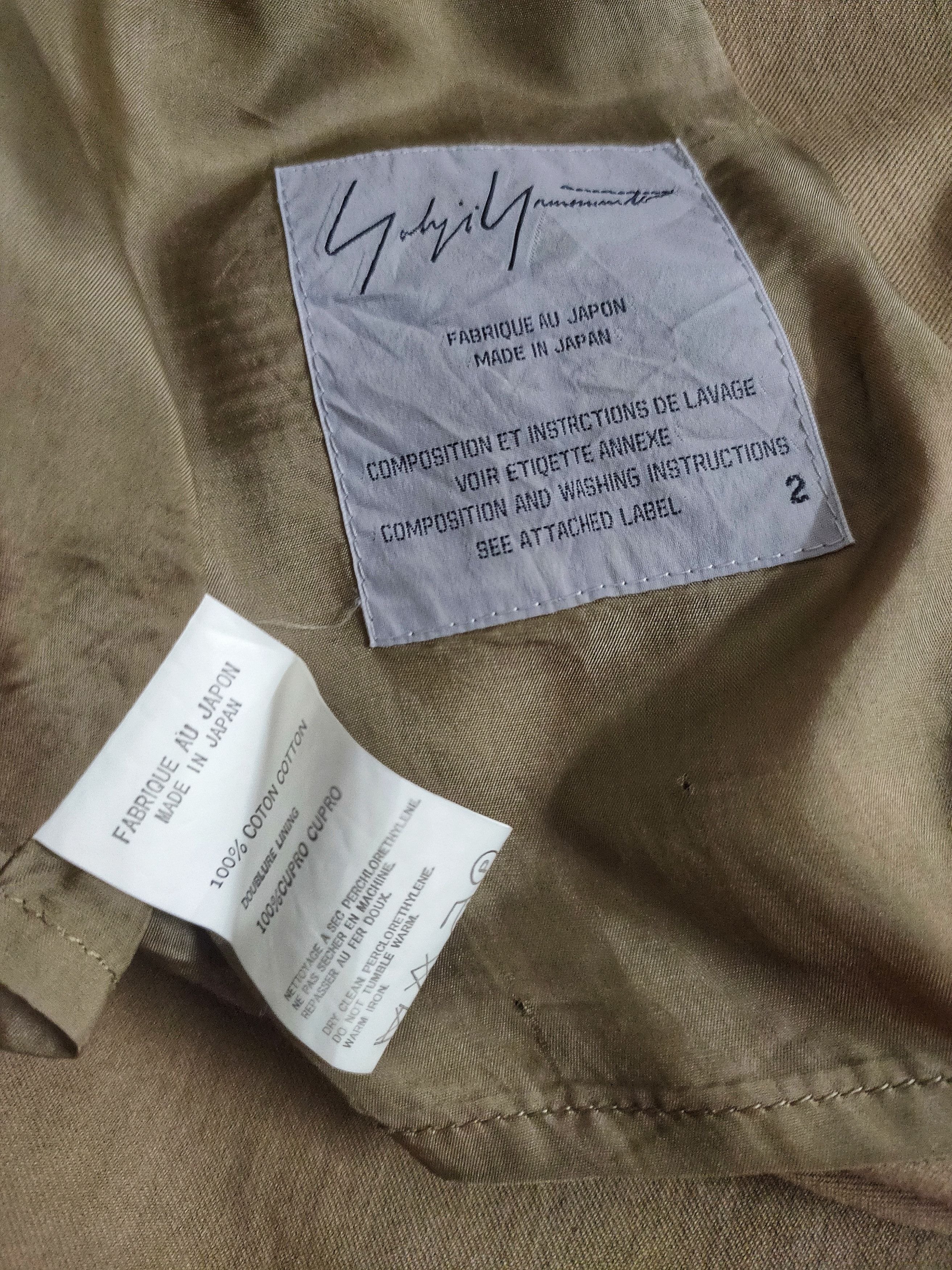 Yohji Yamamoto 🔥Yohji Yamamoto Signature Femme Long Coat Size L / US 10 / IT 46 - 11 Thumbnail