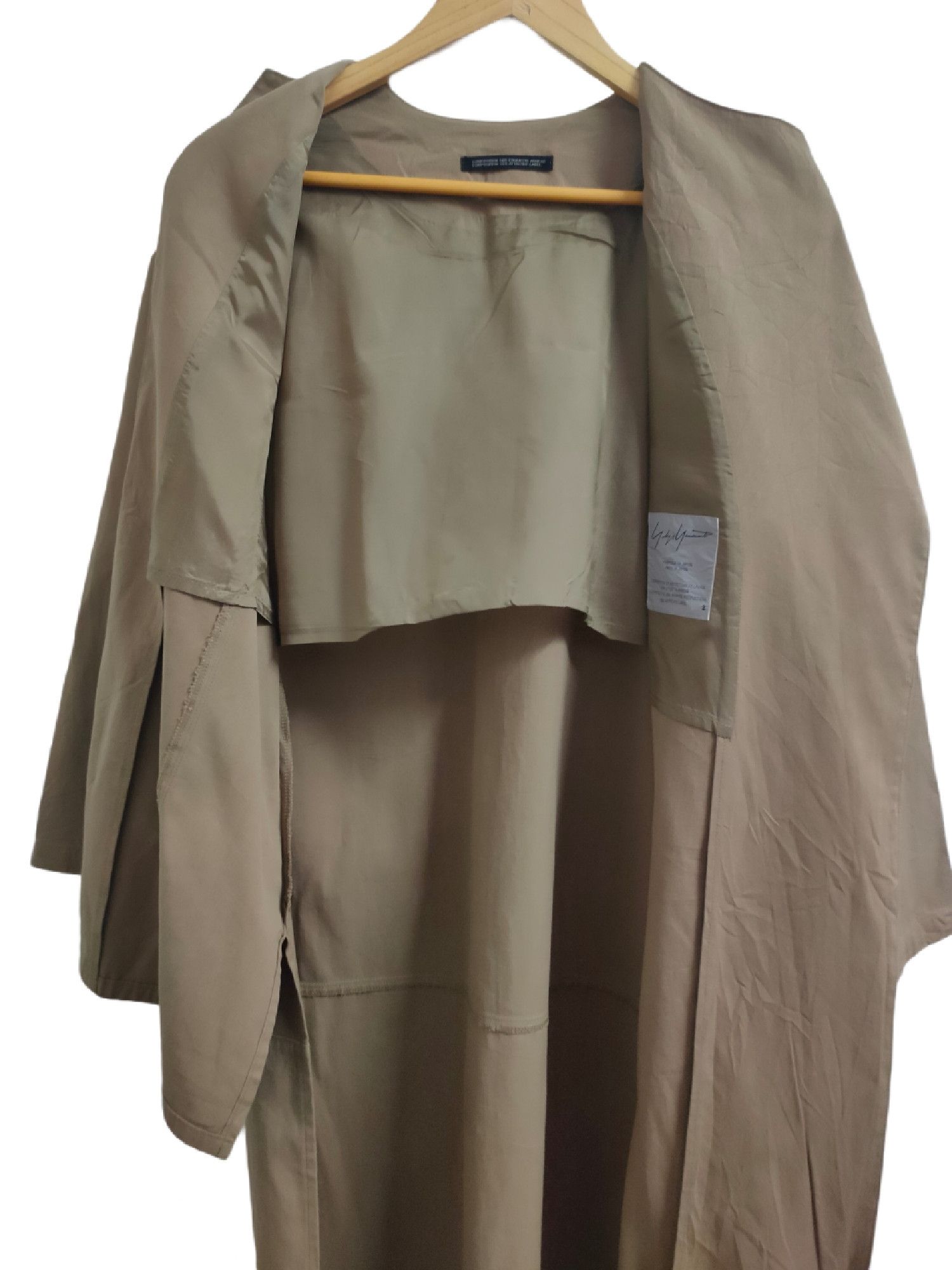 Yohji Yamamoto 🔥Yohji Yamamoto Signature Femme Long Coat Size L / US 10 / IT 46 - 5 Thumbnail