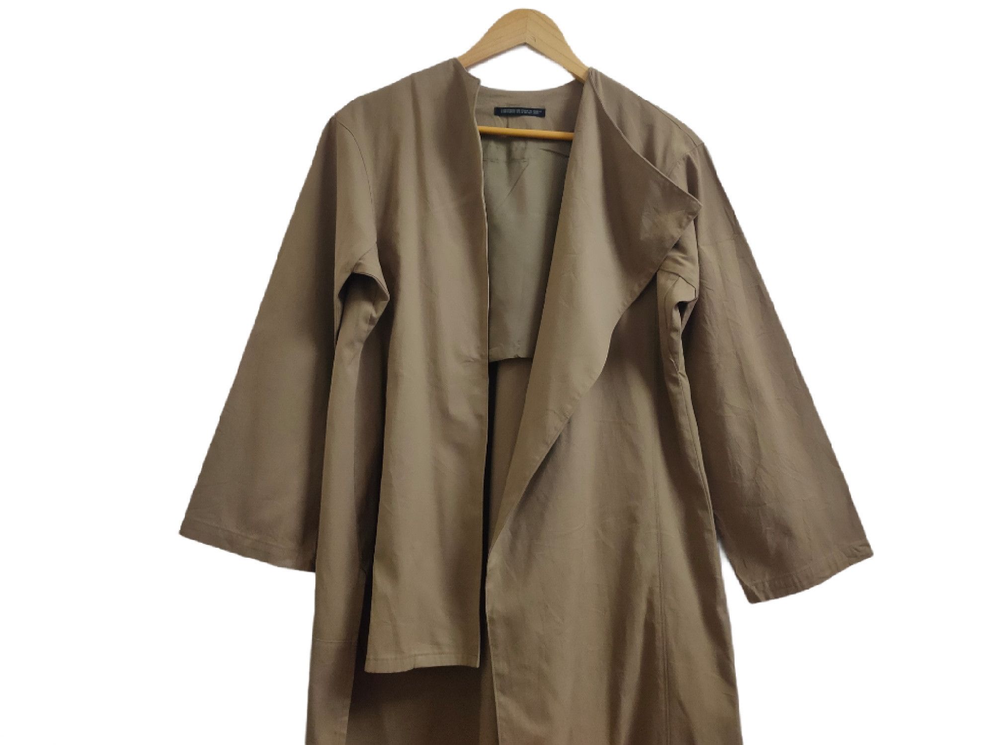 Yohji Yamamoto 🔥Yohji Yamamoto Signature Femme Long Coat Size L / US 10 / IT 46 - 2 Thumbnail