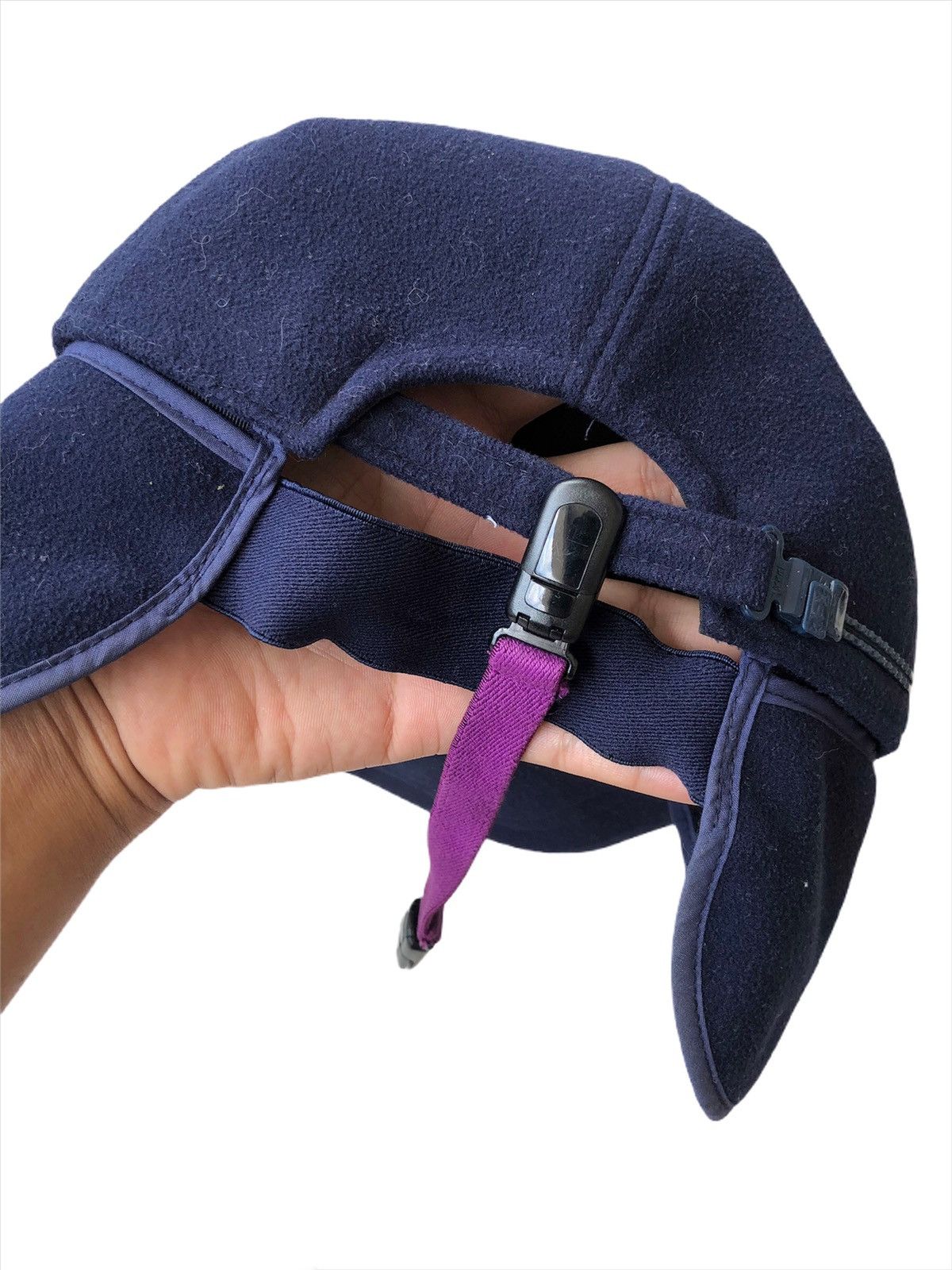 Salomon 90s SALOMON 🇯🇵 SpellOut Flip Ear Outdoor Cap Hat Size ONE SIZE - 4 Thumbnail