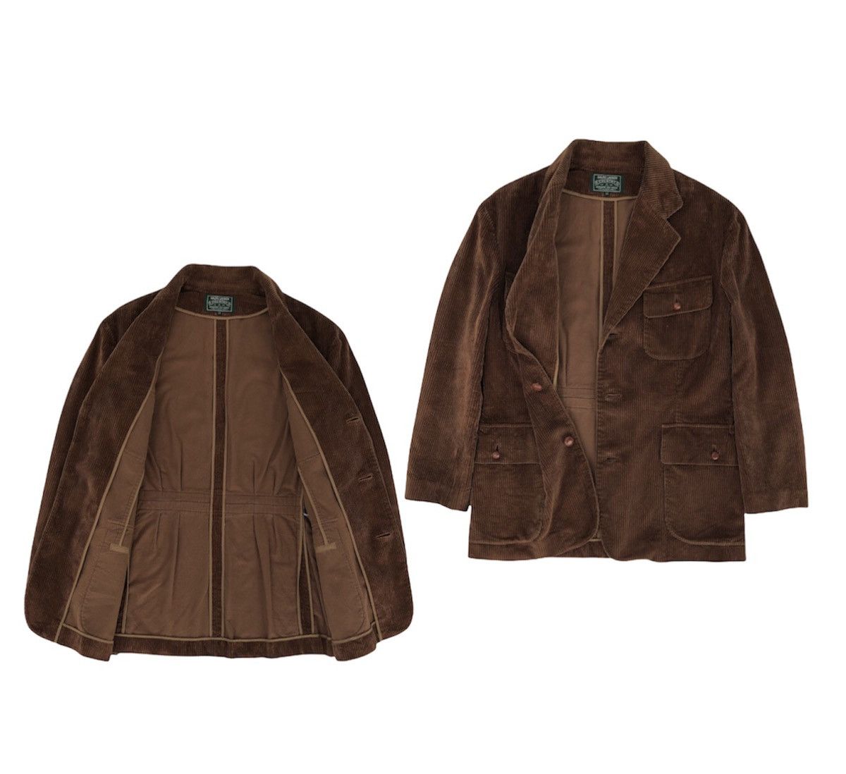 Ralph Lauren Vintage Ralph Lauren Classic-Fit Corduroy Blazer Jacket Size US M / EU 48-50 / 2 - 4 Thumbnail