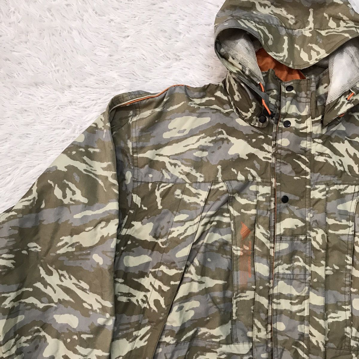 Japanese Brand Field Member Ryobi Camo Functional Outdoor Jacket Hoodie Size US L / EU 52-54 / 3 - 6 Thumbnail