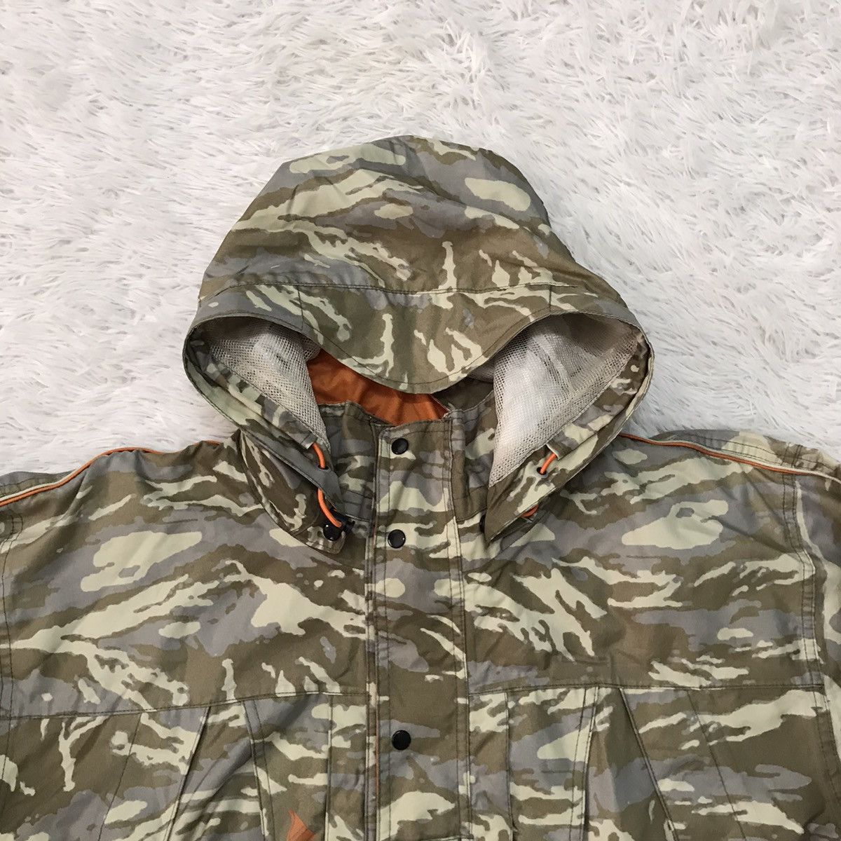 Japanese Brand Field Member Ryobi Camo Functional Outdoor Jacket Hoodie Size US L / EU 52-54 / 3 - 7 Thumbnail