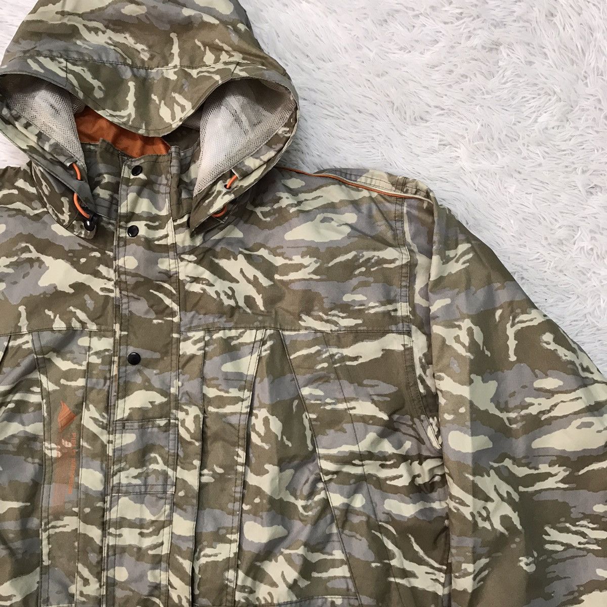 Japanese Brand Field Member Ryobi Camo Functional Outdoor Jacket Hoodie Size US L / EU 52-54 / 3 - 5 Thumbnail