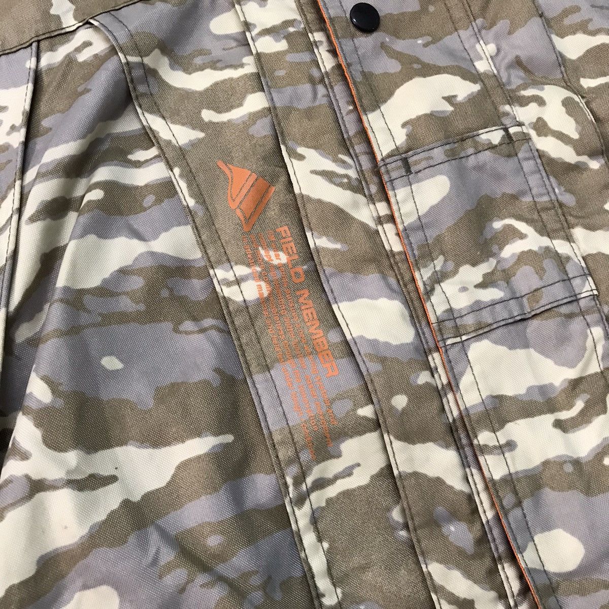 Japanese Brand Field Member Ryobi Camo Functional Outdoor Jacket Hoodie Size US L / EU 52-54 / 3 - 9 Thumbnail
