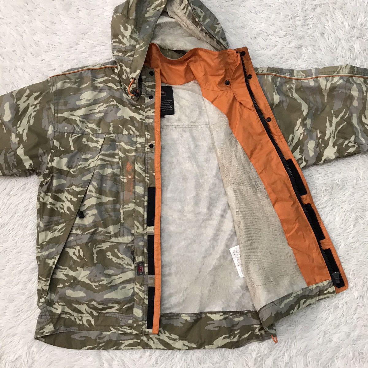 Japanese Brand Field Member Ryobi Camo Functional Outdoor Jacket Hoodie Size US L / EU 52-54 / 3 - 16 Thumbnail