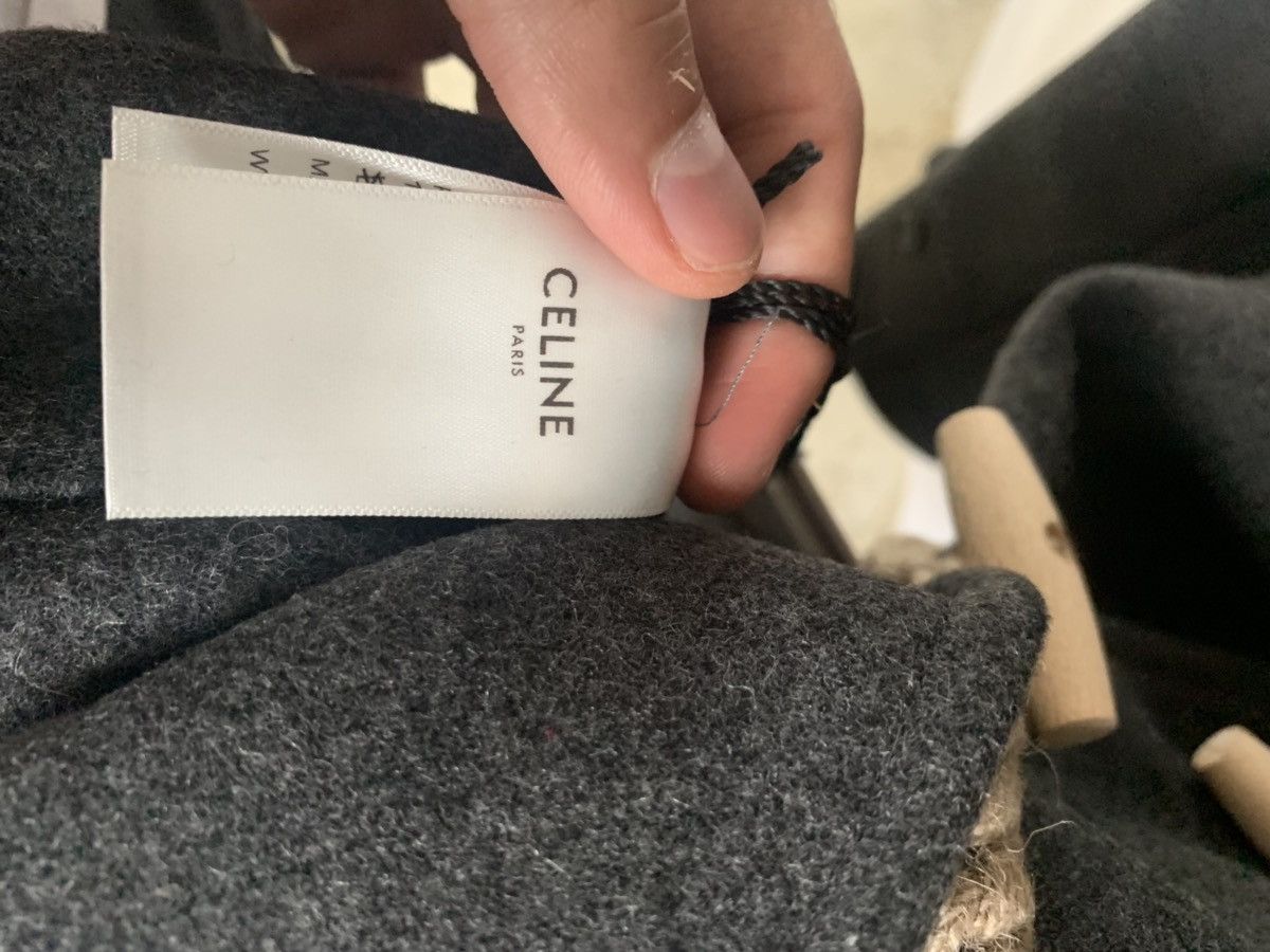 Celine FW19 Grey Melange Duffle Coat Size US M / EU 48-50 / 2 - 5 Thumbnail