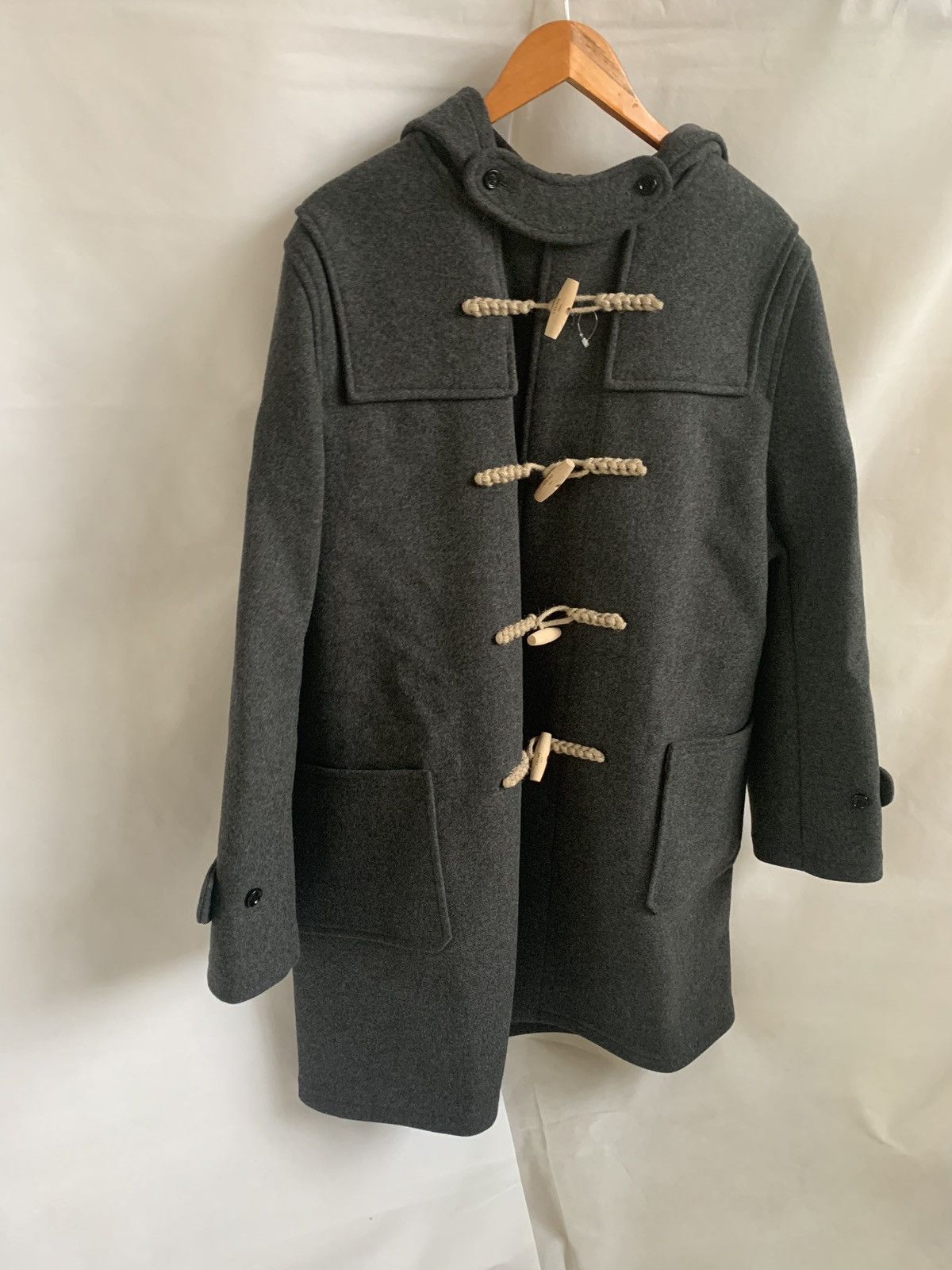 FW19 Grey Melange Duffle Coat