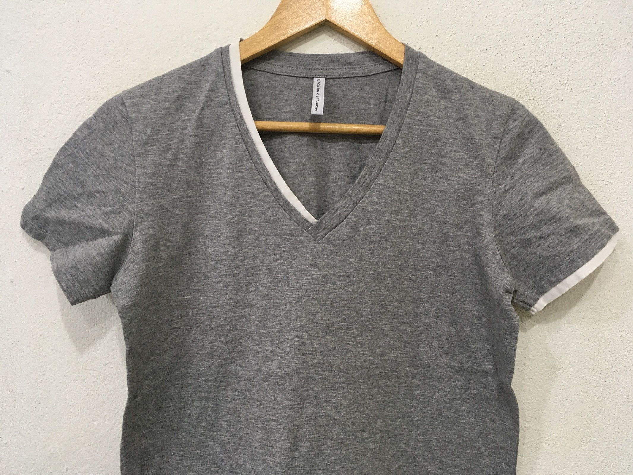 Neil Barrett *Black Barrett V Neck design plain grey colour Size US S / EU 44-46 / 1 - 3 Thumbnail