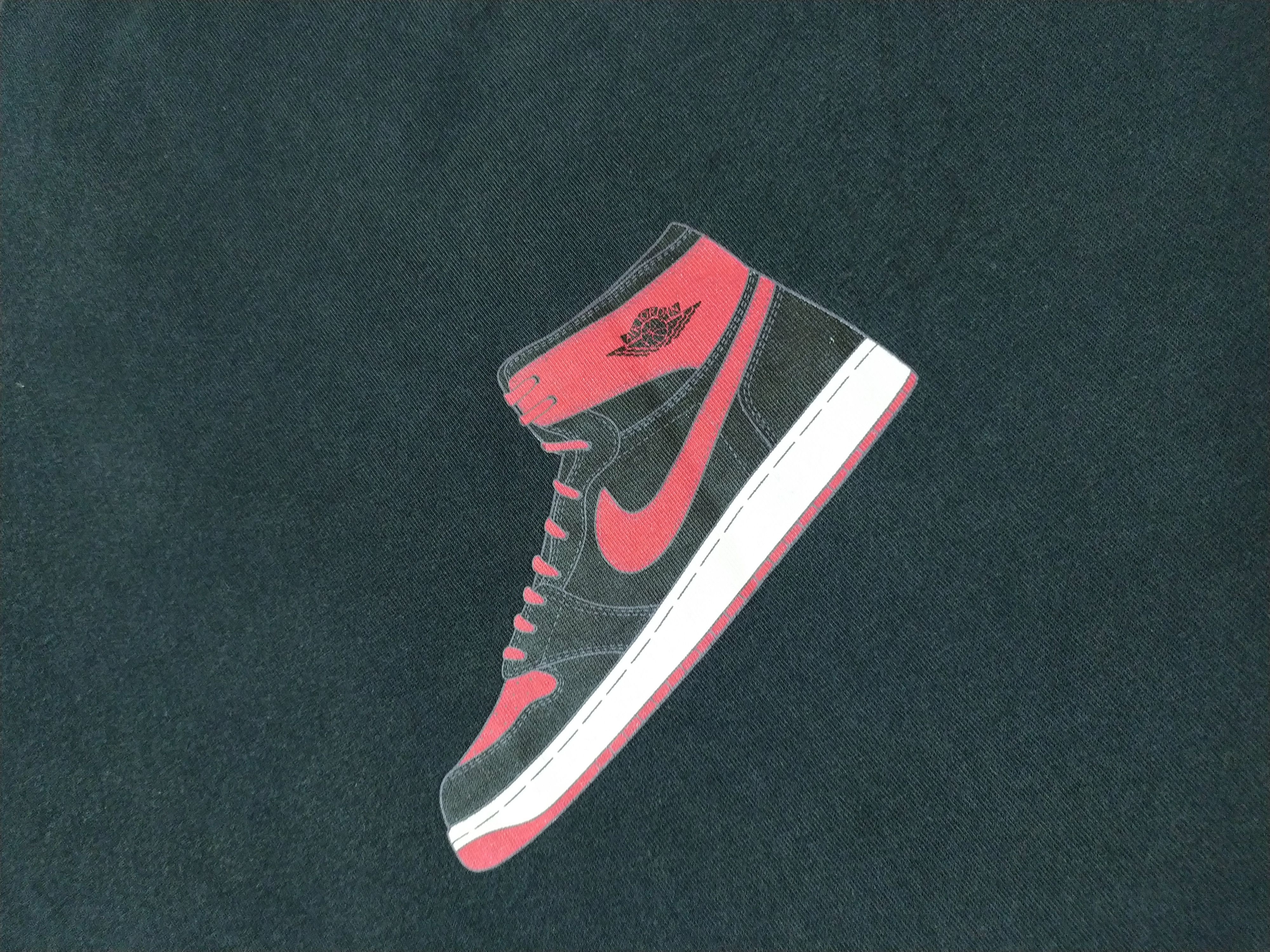 Jordan Brand Air Jordan Flight Print Sneaker High Top T shirt Size US L / EU 52-54 / 3 - 3 Thumbnail