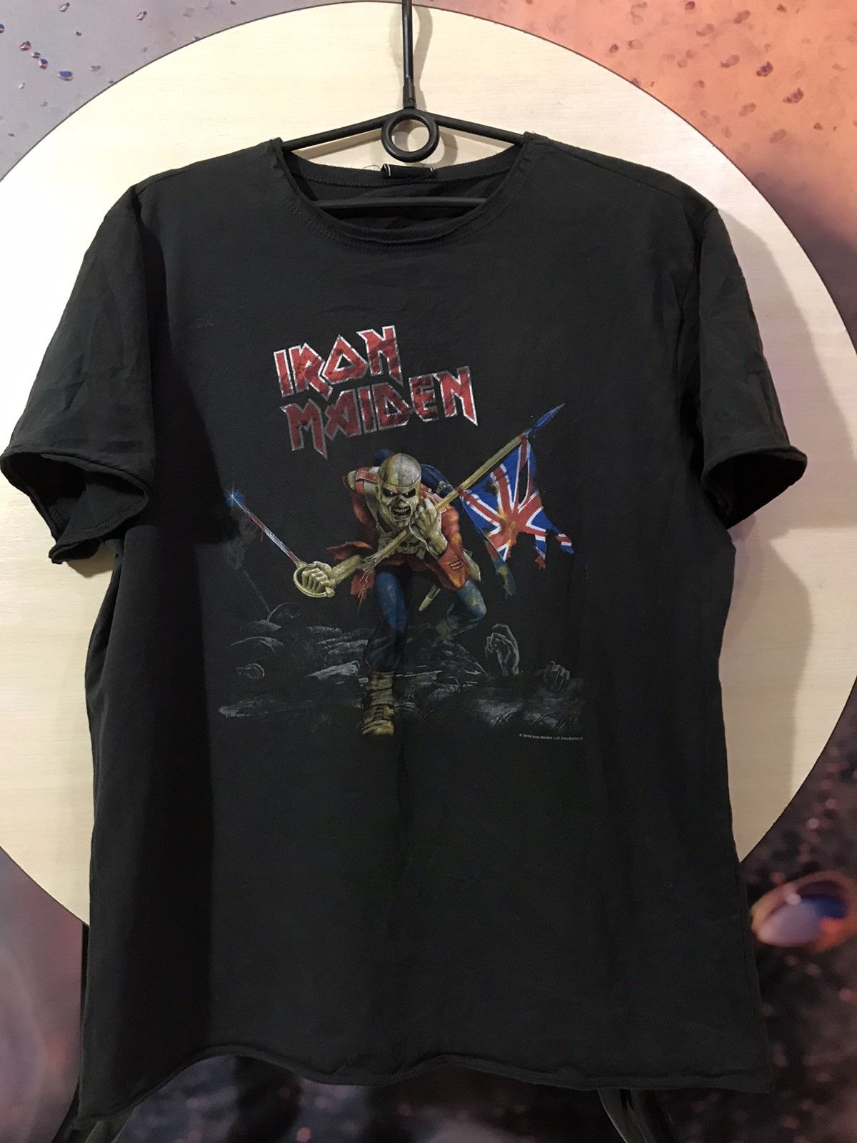Band Tees × Iron Maiden × Vintage Vintage Iron Maiden Band rock tee Size US M / EU 48-50 / 2 - 2 Thumbnail