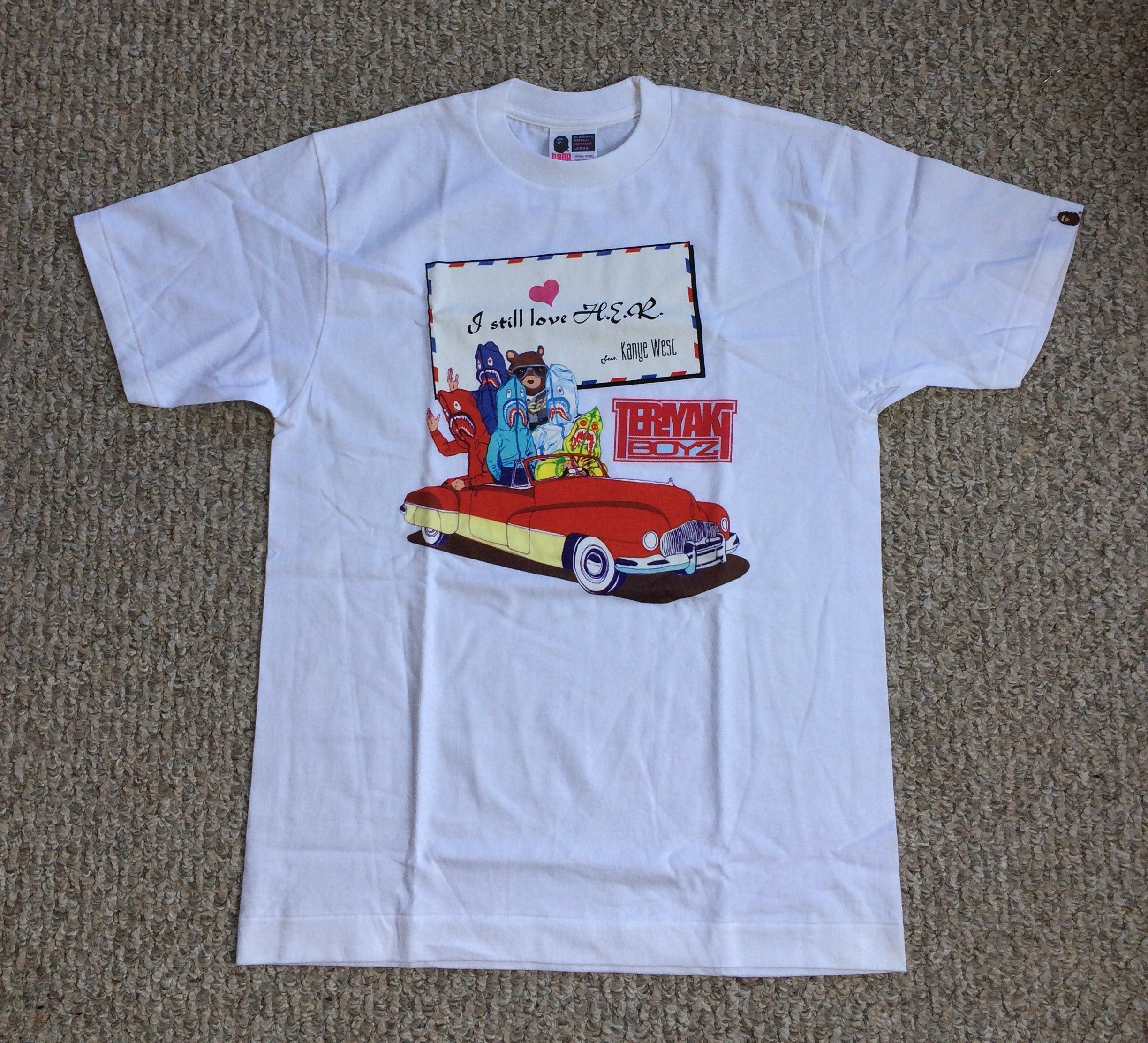 Bape NEW 2007 Bape x Kanye West Shirt Size US M / EU 48-50 / 2 - 1 Thumbnail