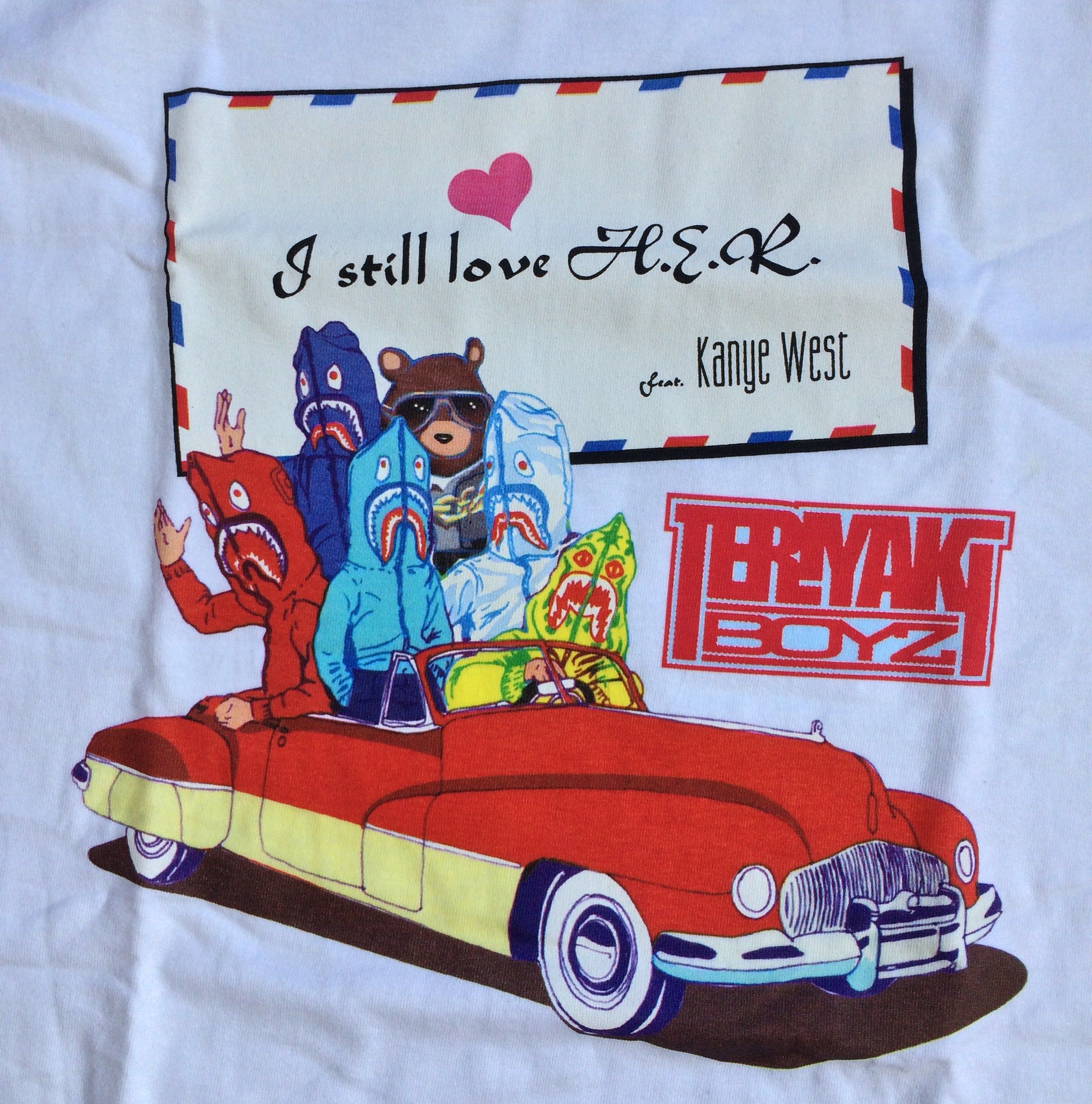 Bape NEW 2007 Bape x Kanye West Shirt Size US M / EU 48-50 / 2 - 2 Thumbnail