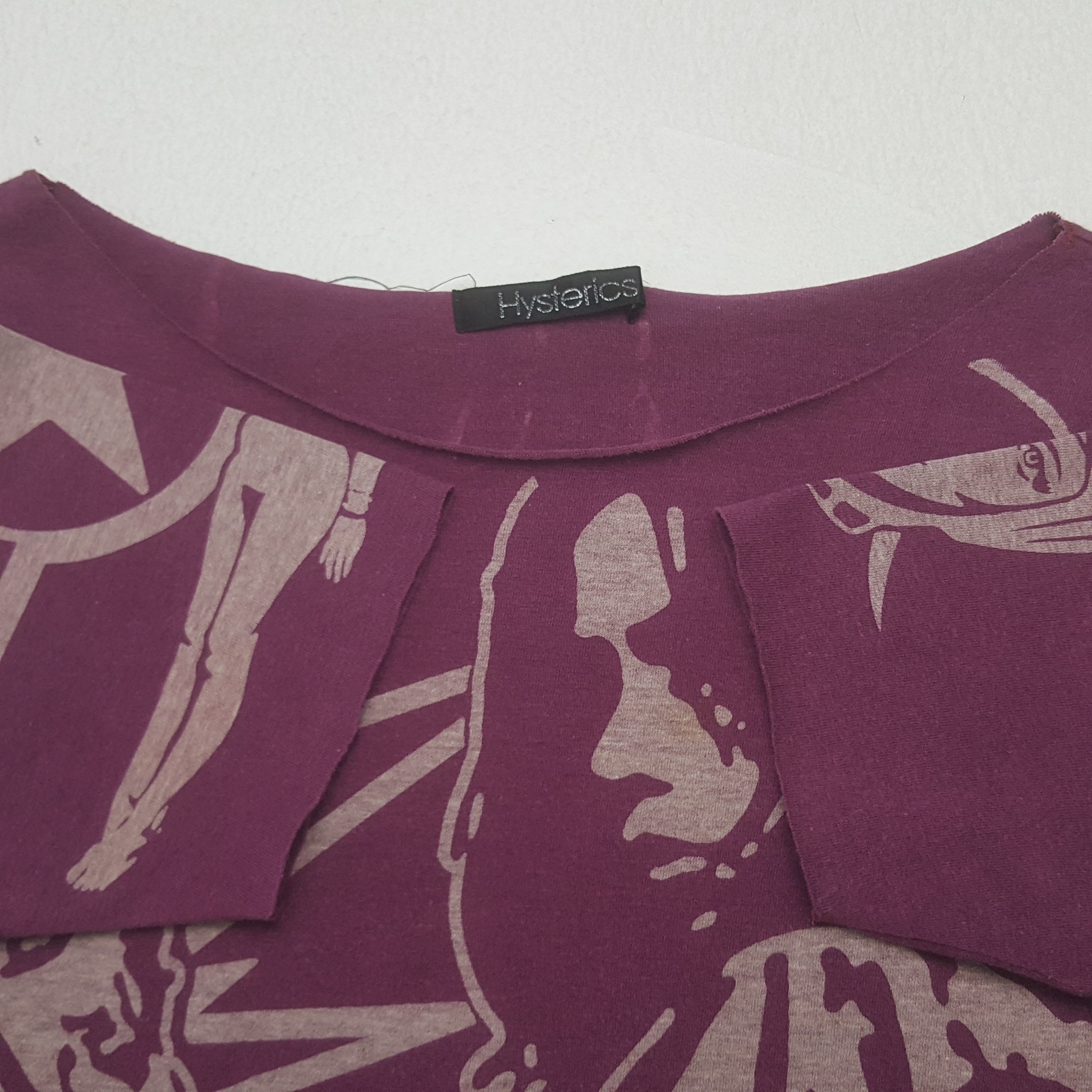 Hysteric Glamour Vintage Hysteric Glamour Japanese Brand Scoop Neck Tshirt Size US XS / EU 42 / 0 - 4 Thumbnail