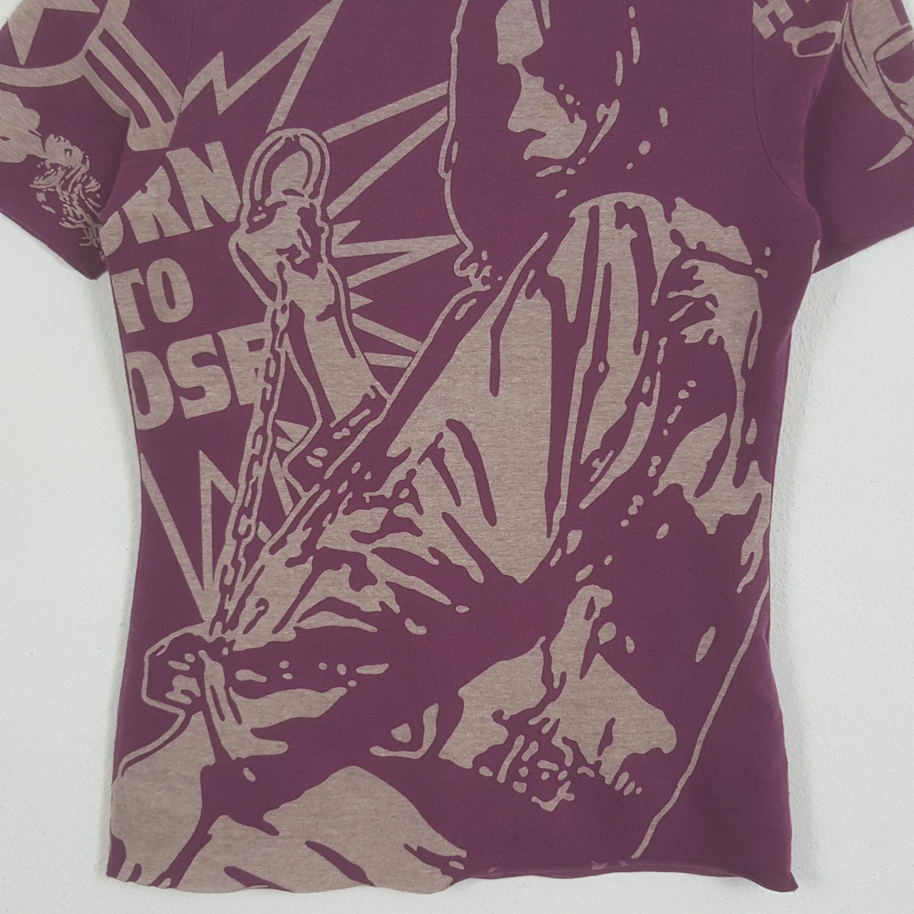 Hysteric Glamour Vintage Hysteric Glamour Japanese Brand Scoop Neck Tshirt Size US XS / EU 42 / 0 - 2 Thumbnail