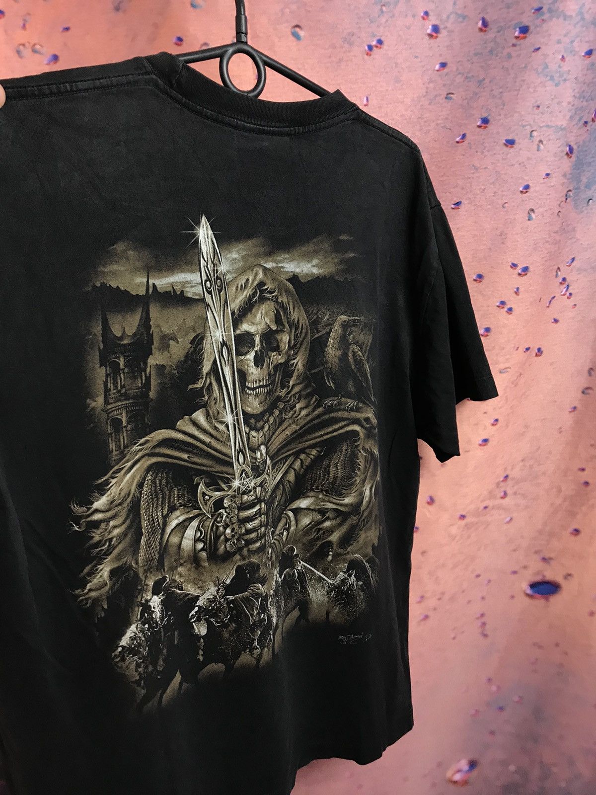 Band Tees × Vintage Vintage Skulls skeleton logo band rock tee Size US M / EU 48-50 / 2 - 4 Thumbnail