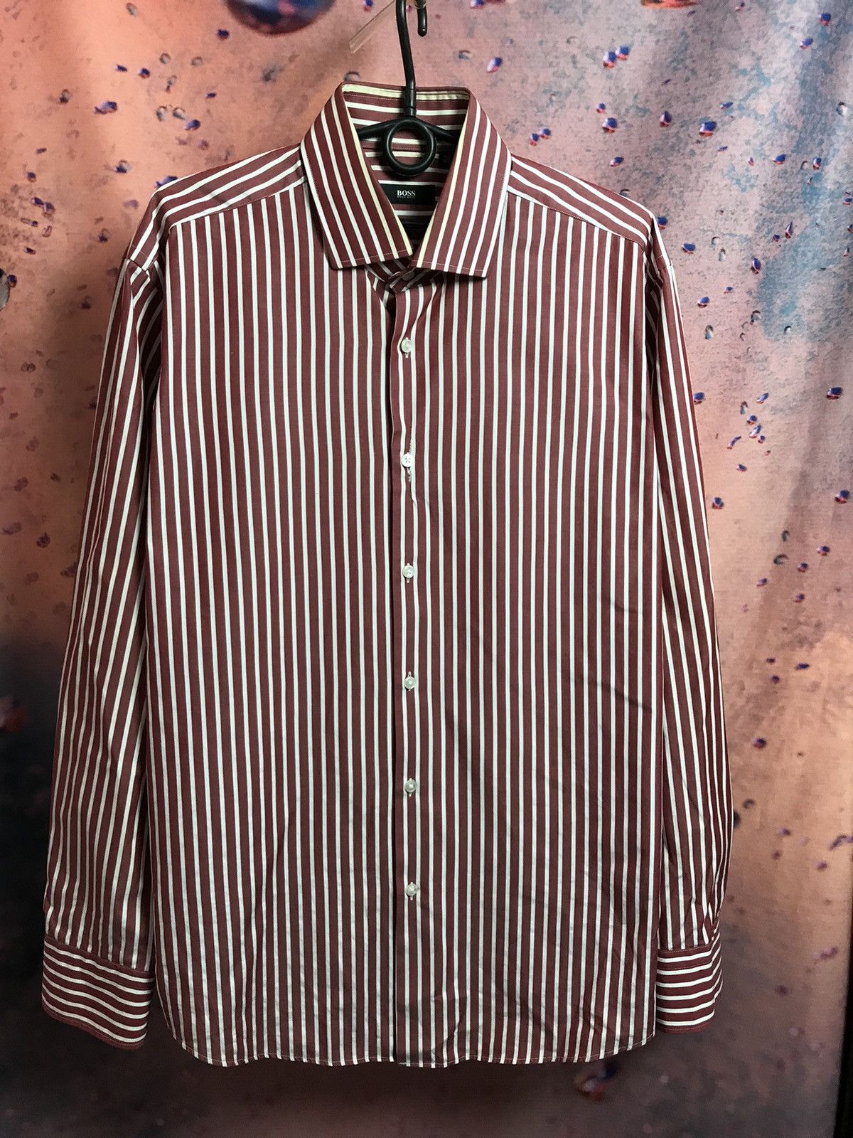 Hugo Boss × Vintage Vintage Hugo Boss luxury streetwear shirt Size US L / EU 52-54 / 3 - 2 Thumbnail