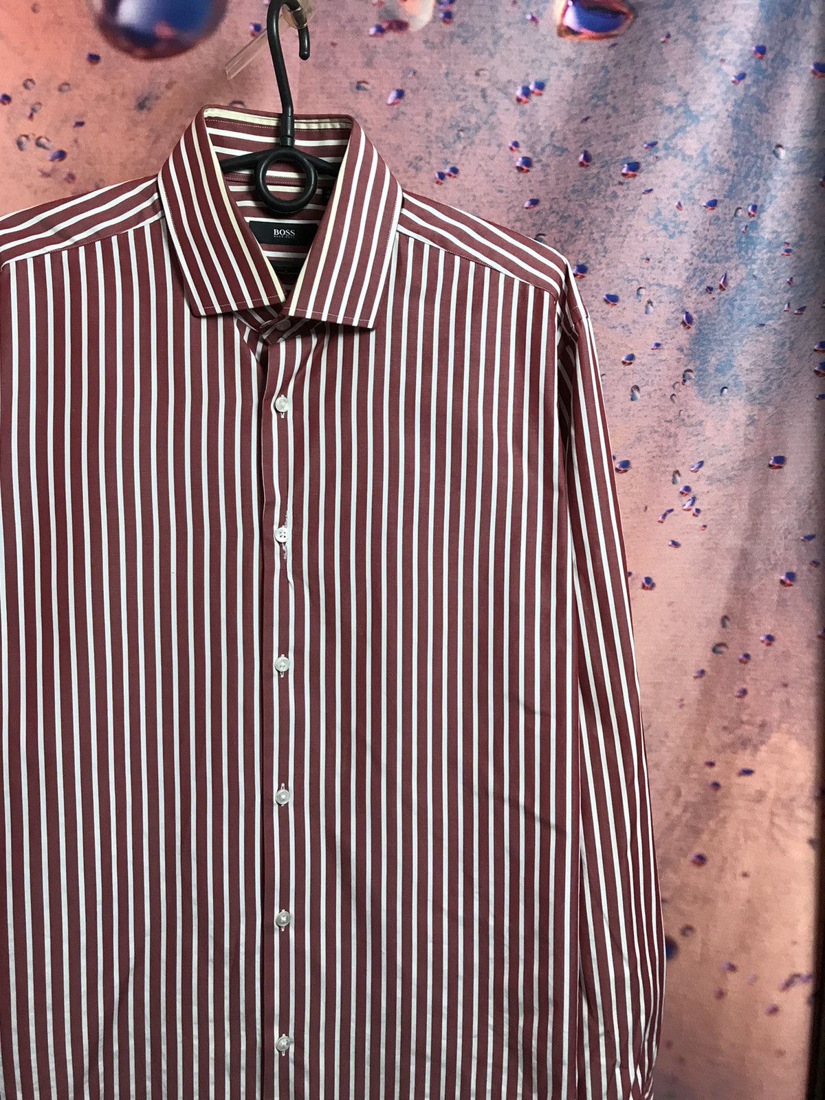 Hugo Boss × Vintage Vintage Hugo Boss luxury streetwear shirt Size US L / EU 52-54 / 3 - 1 Thumbnail
