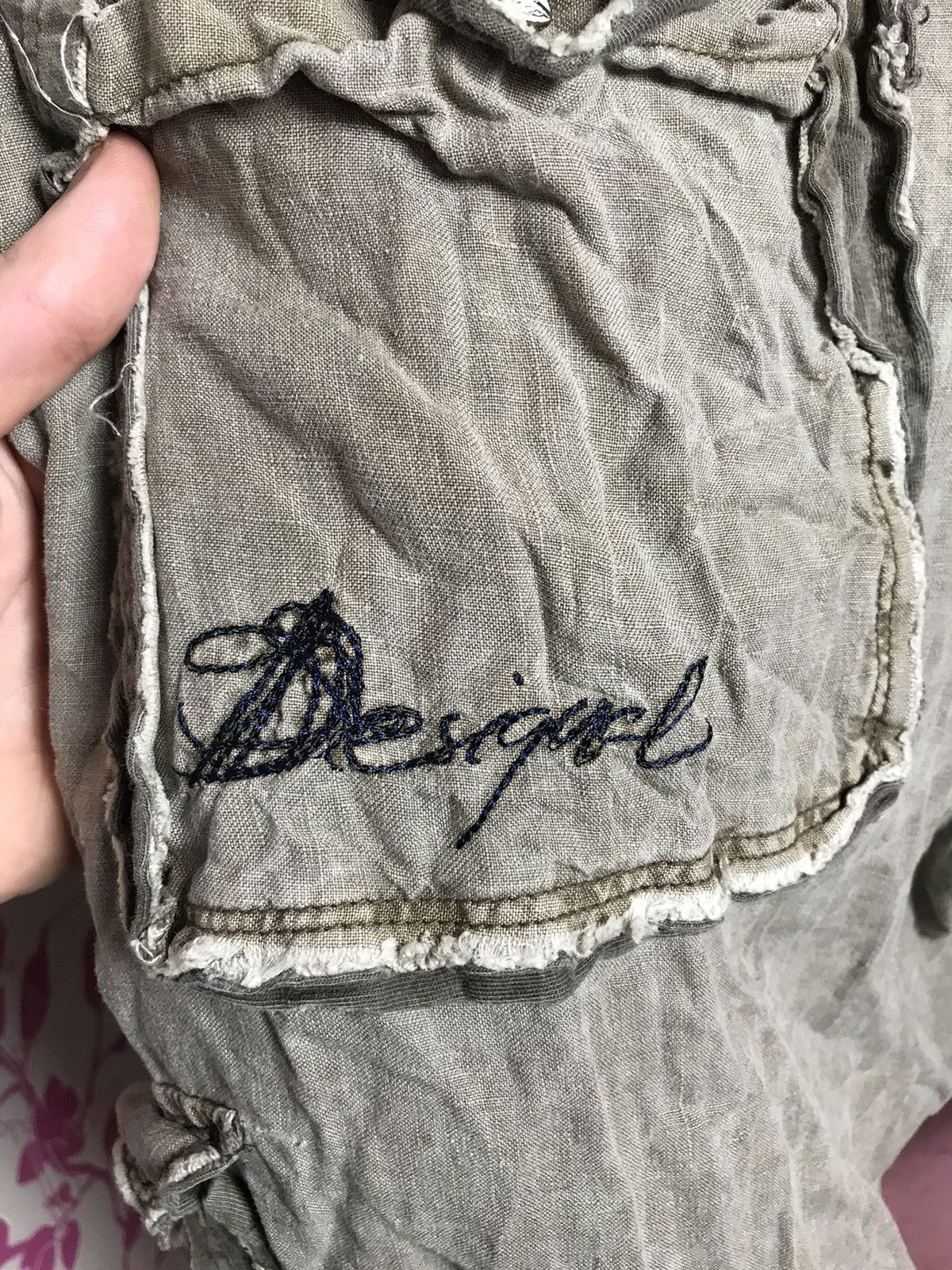 Desigual × Vintage Vintage Desigial streetwear linen shorts size L Size US 36 / EU 52 - 5 Thumbnail