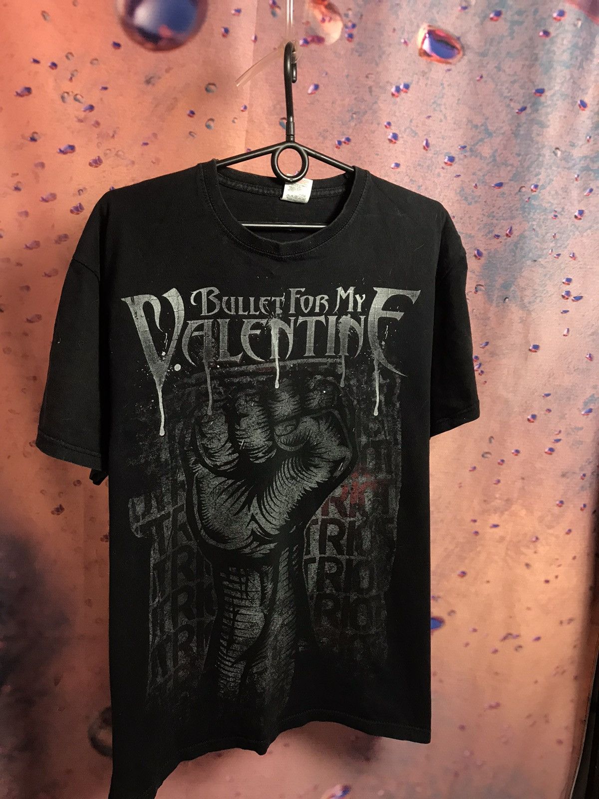 Band Tees × Vintage Vintage Bullet for my valentine band rock tee Size US M / EU 48-50 / 2 - 2 Thumbnail