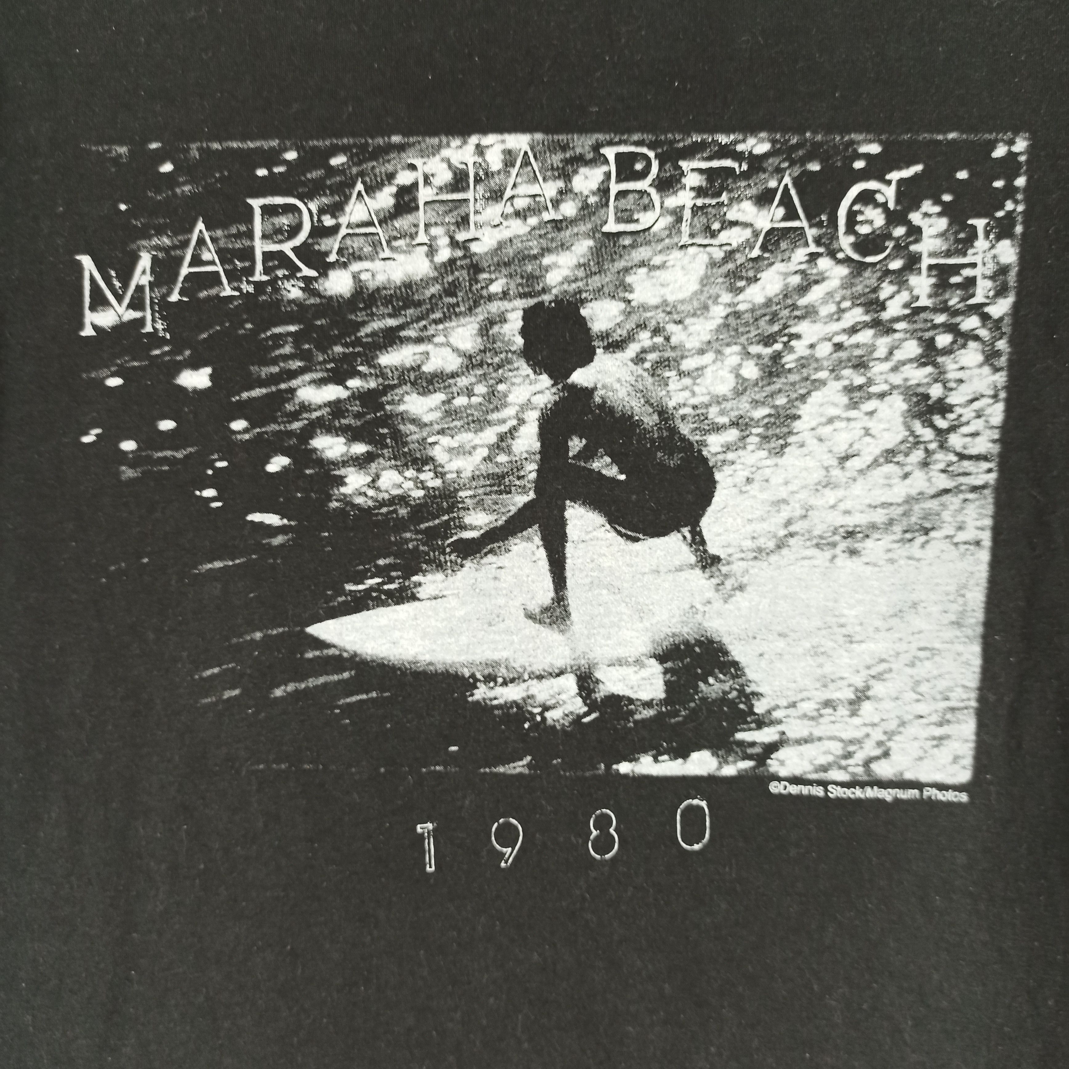 Other 🔥Rare🔥 Art Photo MARAHA BEACH Dennis Stock Tshirt Size US M / EU 48-50 / 2 - 3 Thumbnail