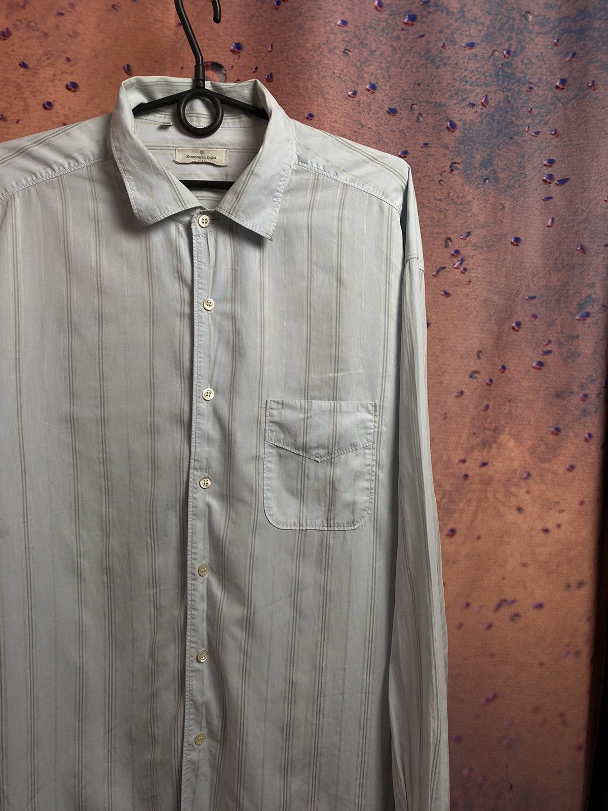 Ermenegildo Zegna × Vintage Ermenegildo Zegna luxury vintage shirt Size US XL / EU 56 / 4 - 1 Thumbnail