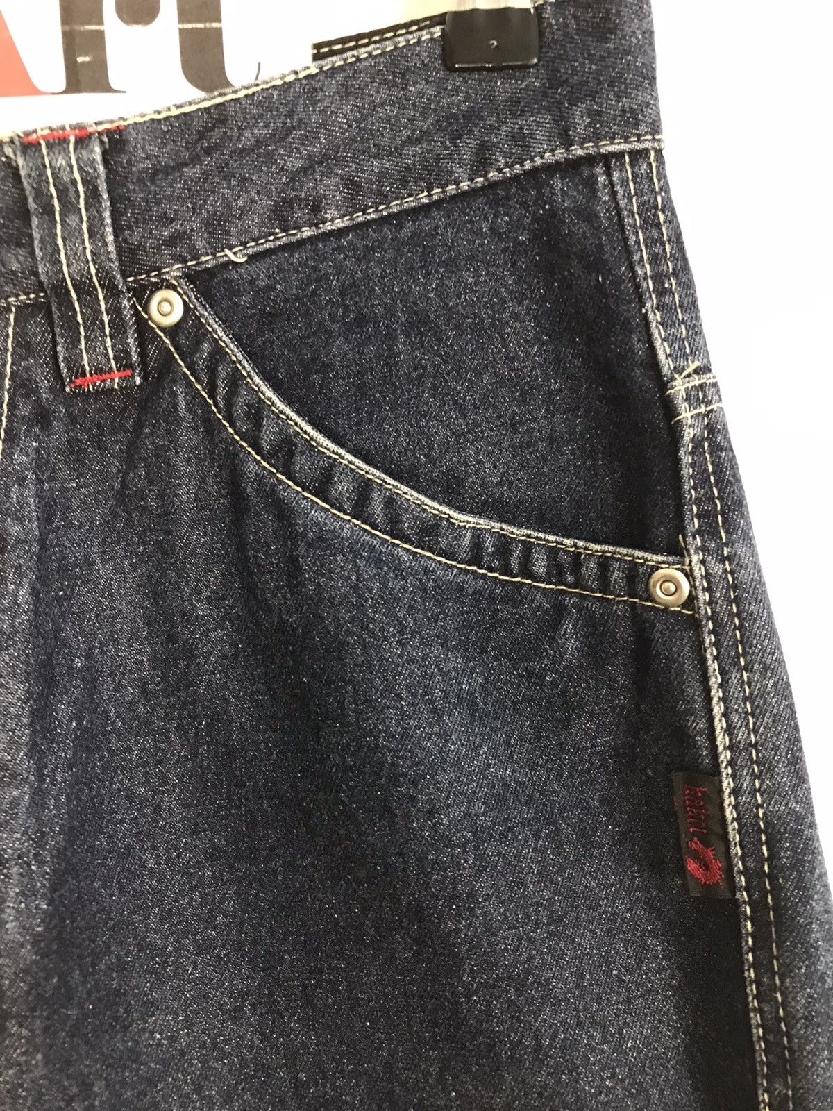 Japanese Brand Kakei Carpenter Denim Tactical Cargo Pants Embroidery 🐉 Size US 29 - 6 Thumbnail