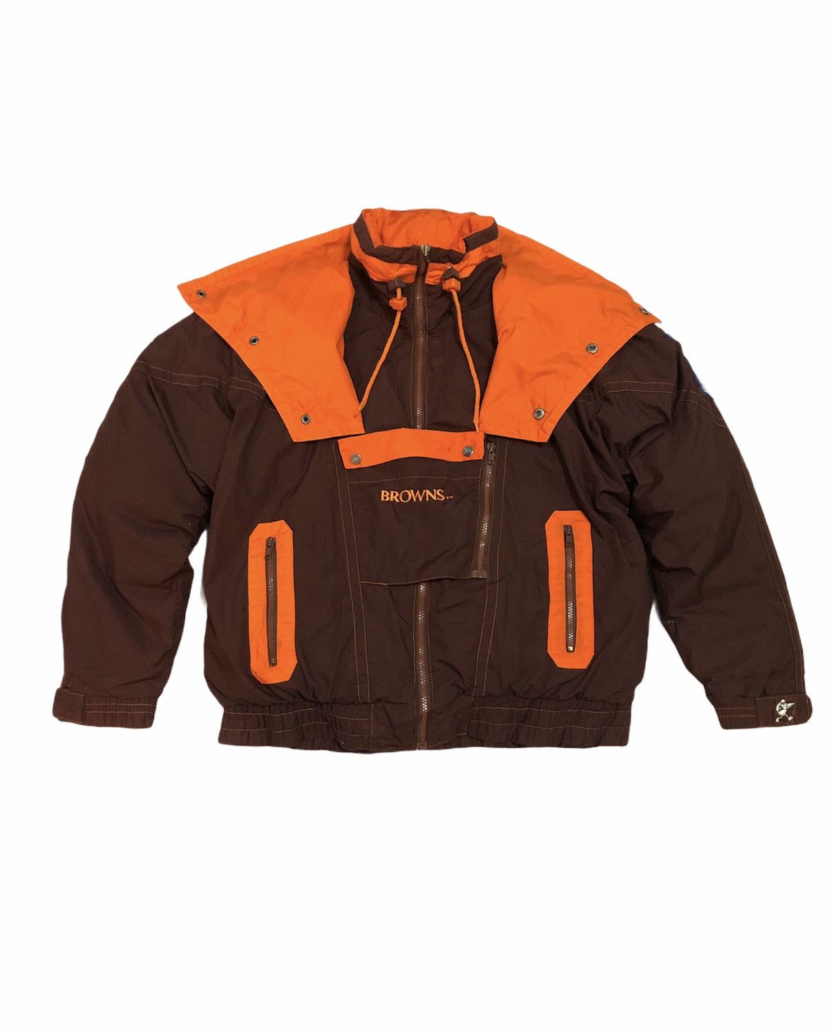 NFL Browns NFL Big Logo Puffer Jacket Size US M / EU 48-50 / 2 - 3 Thumbnail