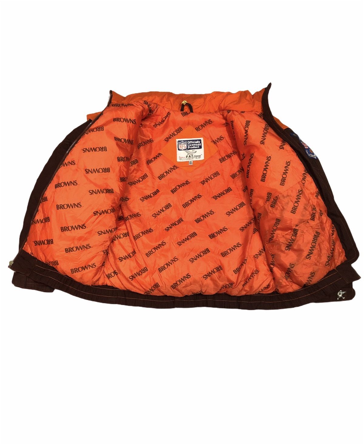 NFL Browns NFL Big Logo Puffer Jacket Size US M / EU 48-50 / 2 - 7 Thumbnail