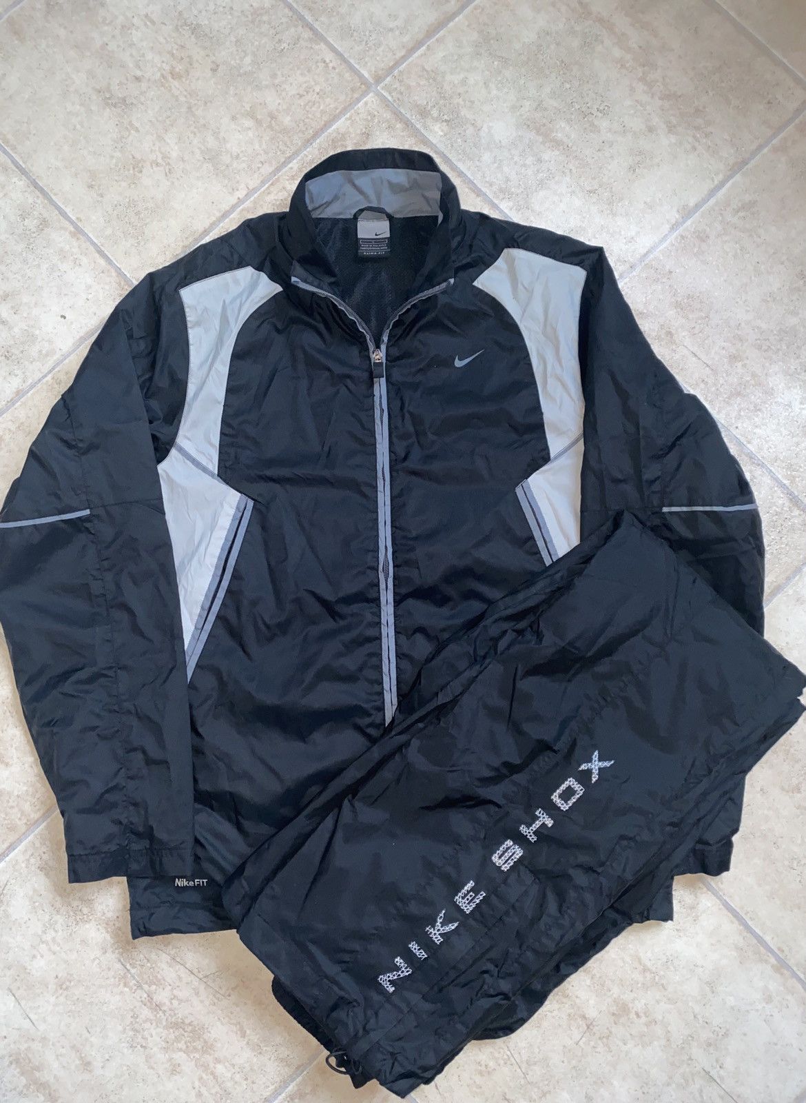 image of Nikelab Shox Tracksuit L Cavempt Fragment Stussy Undercover in Black, Men's (Size 34)