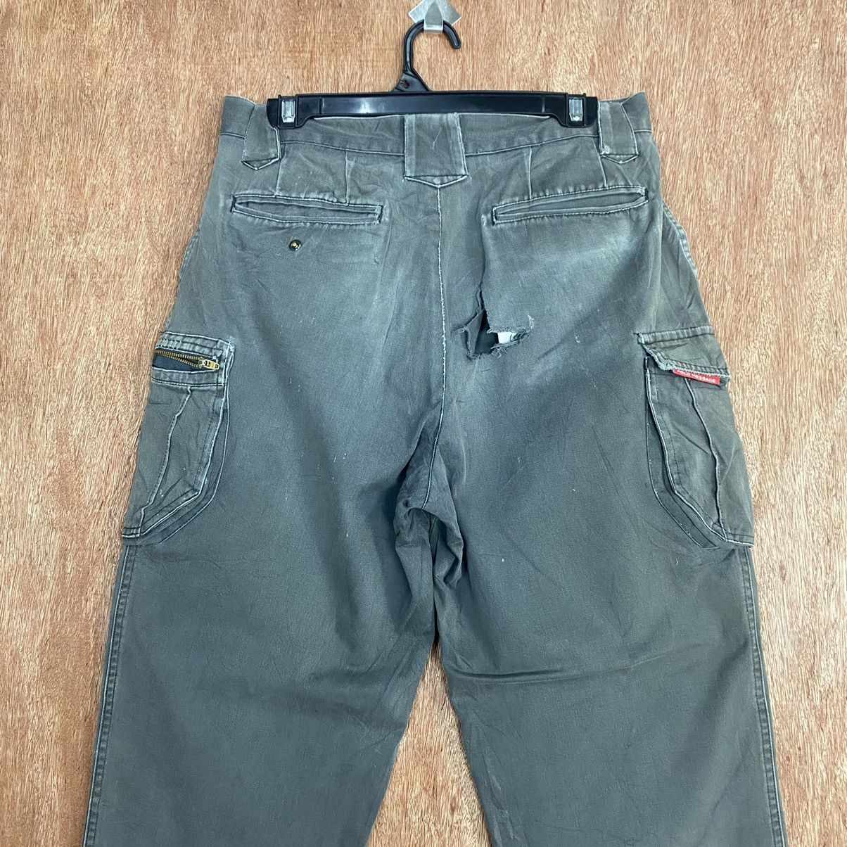 Japanese Brand Field Massage distressed grey Multipocket Cargo Pants #c761 Size US 30 / EU 46 - 10 Thumbnail
