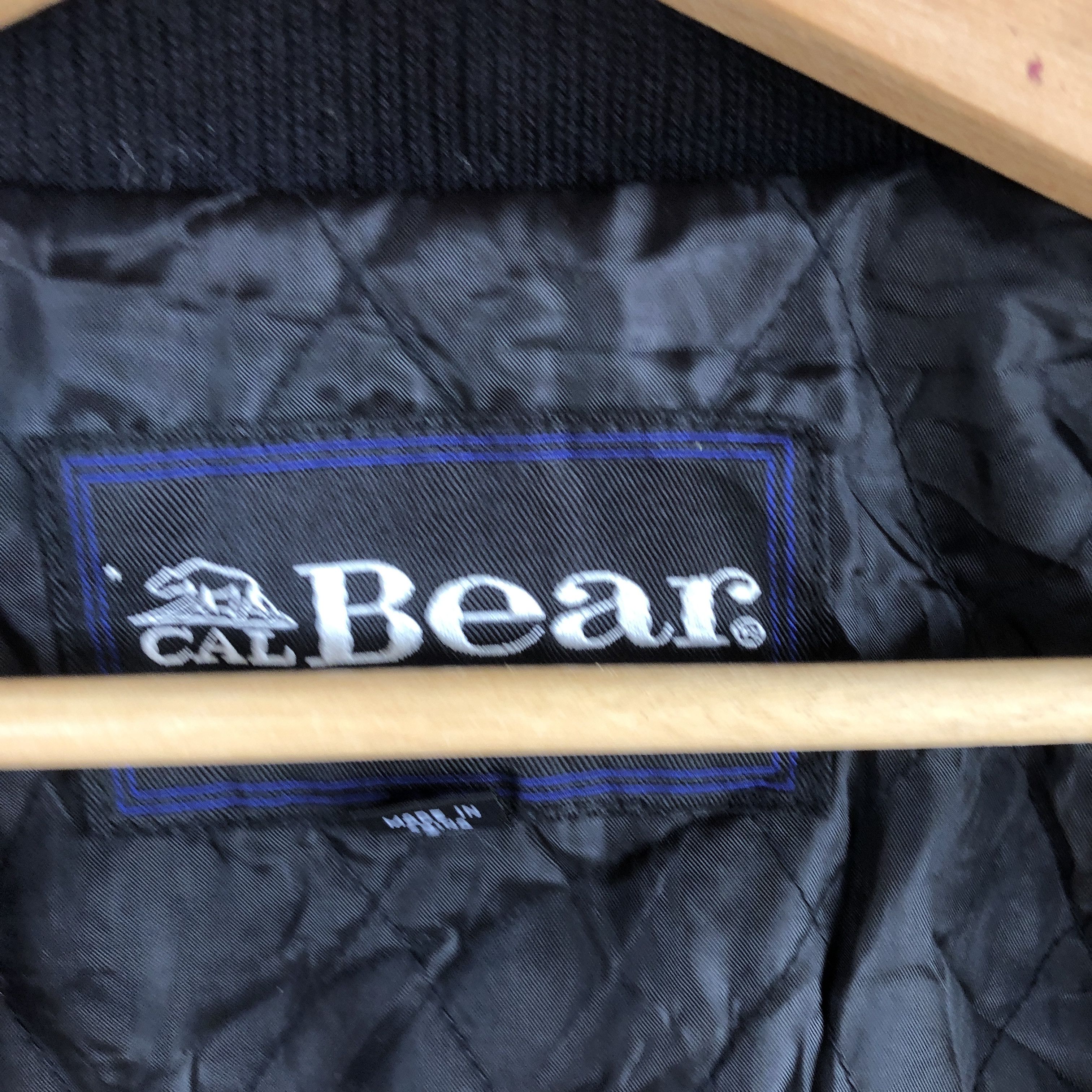 Japanese Brand × Vintage Vintage Cal Bear Varsity Jackets Letterman Wool Jacket Size US L / EU 52-54 / 3 - 7 Thumbnail