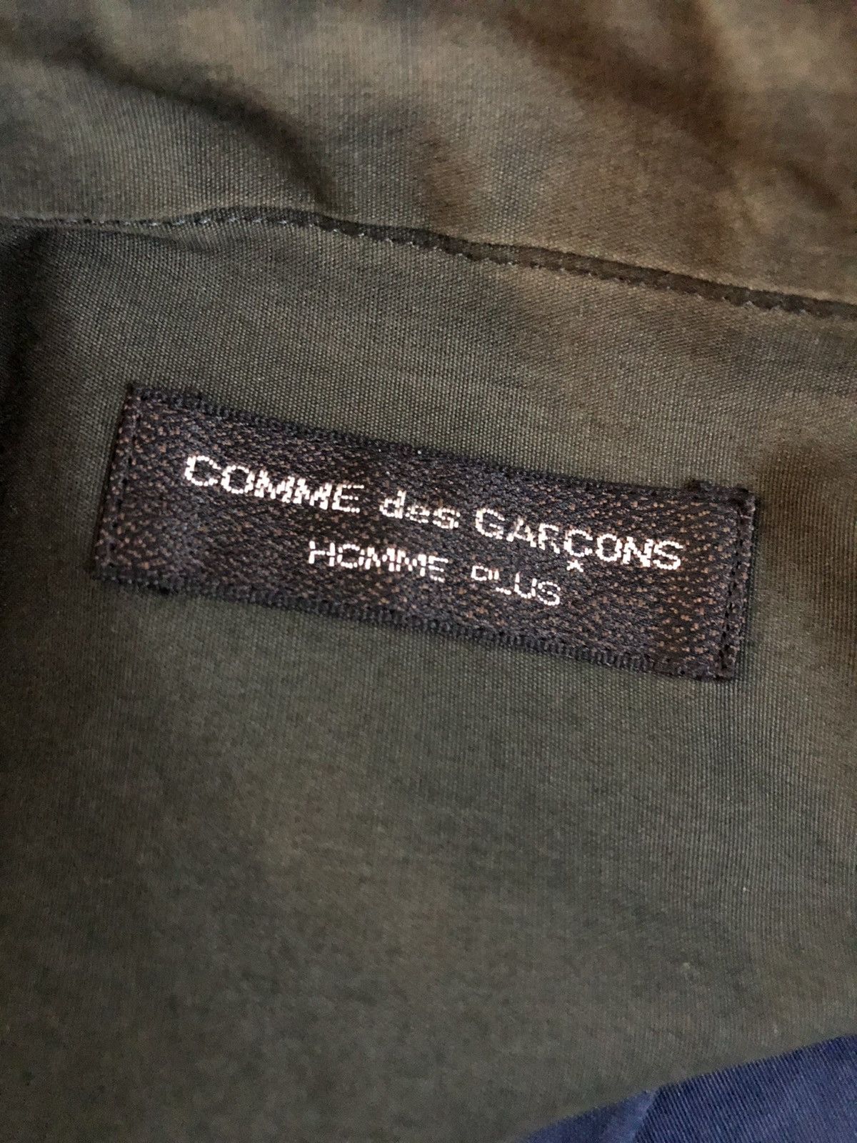 CDGH Plus Button Up Shirt Multicolor Design Patchwork