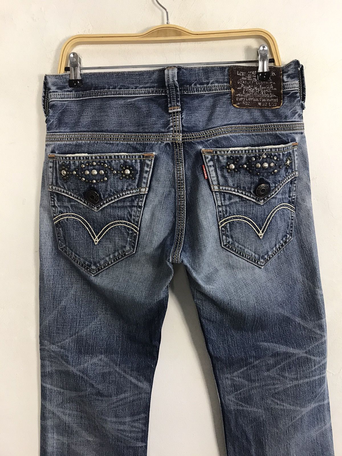 Levi's × Vintage Vintage Levi’s Strauss & Co Distressed Denim Style Size US 32 / EU 48 - 11 Thumbnail