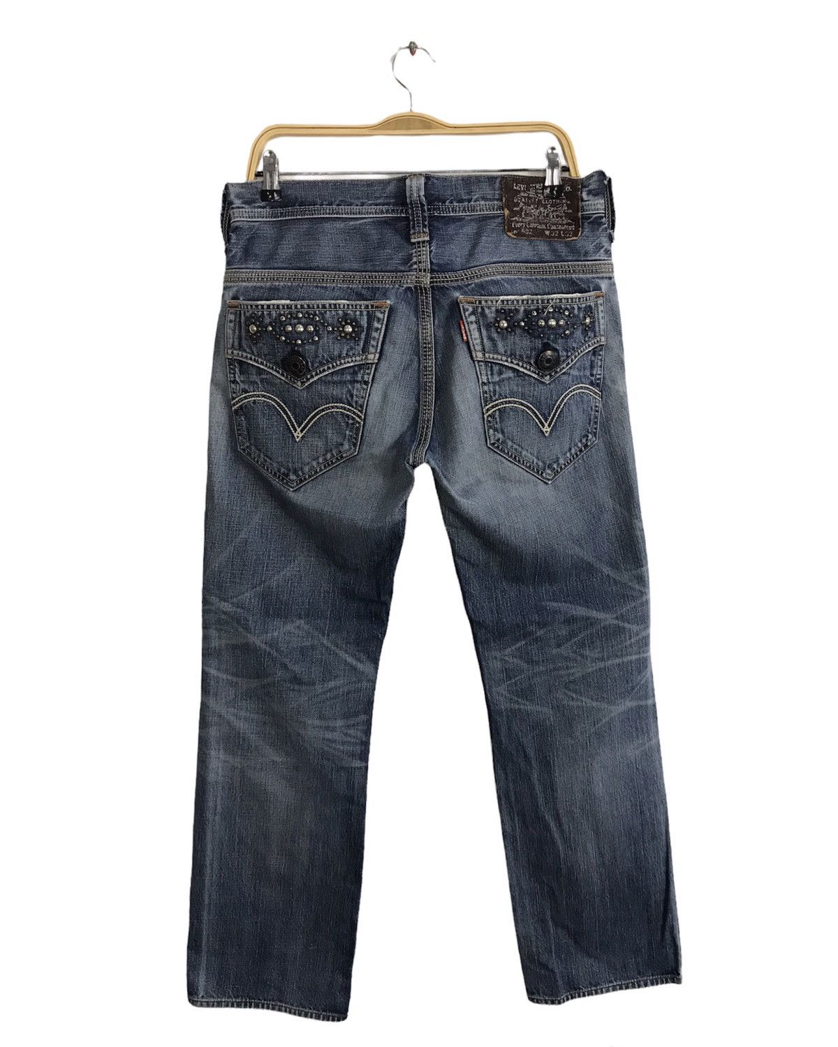 Levi's × Vintage Vintage Levi’s Strauss & Co Distressed Denim Style Size US 32 / EU 48 - 2 Thumbnail