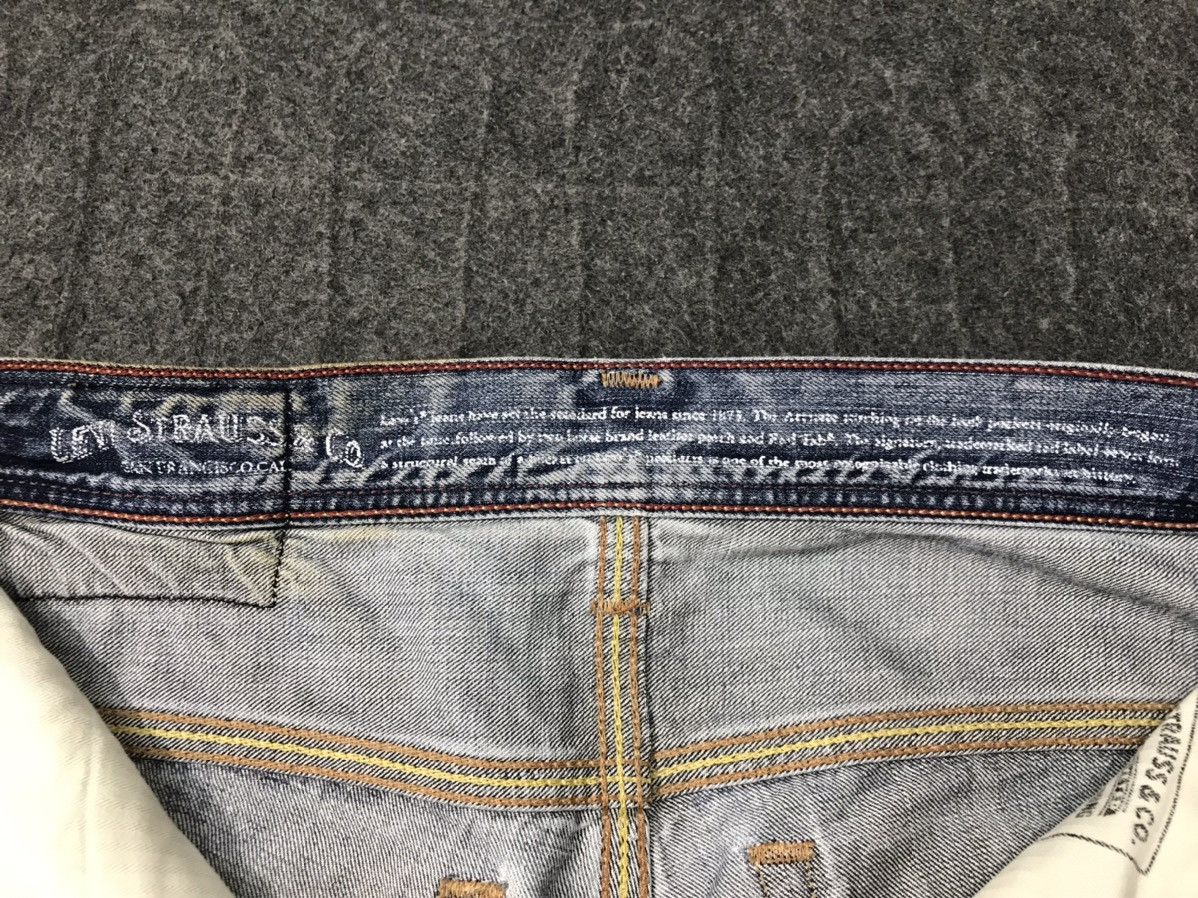 Levi's × Vintage Vintage Levi’s Strauss & Co Distressed Denim Style Size US 32 / EU 48 - 16 Thumbnail