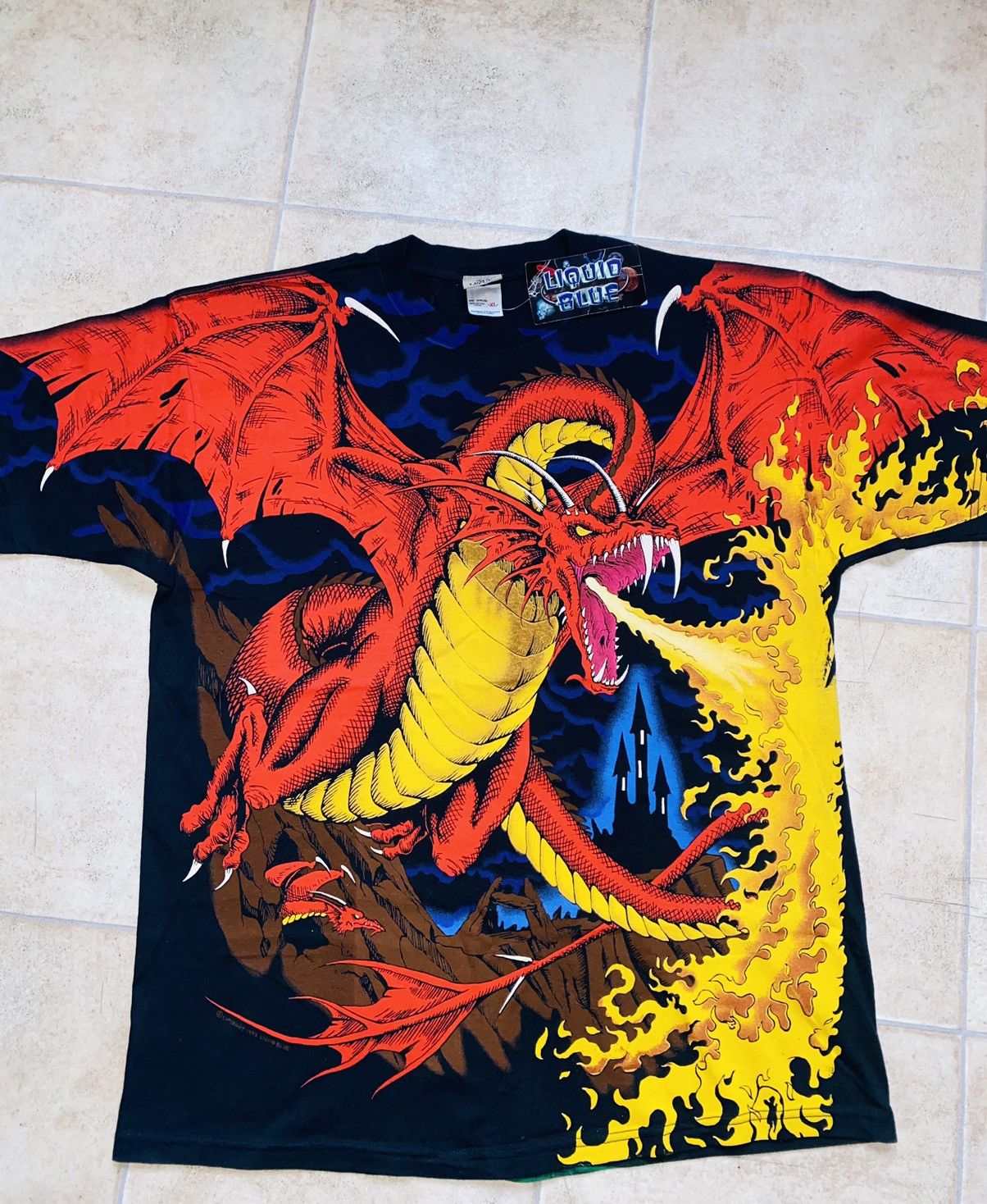 Liquid Blue × Supreme Fire Dragon OG 1993 Size US XL / EU 56 / 4 - 1 Thumbnail