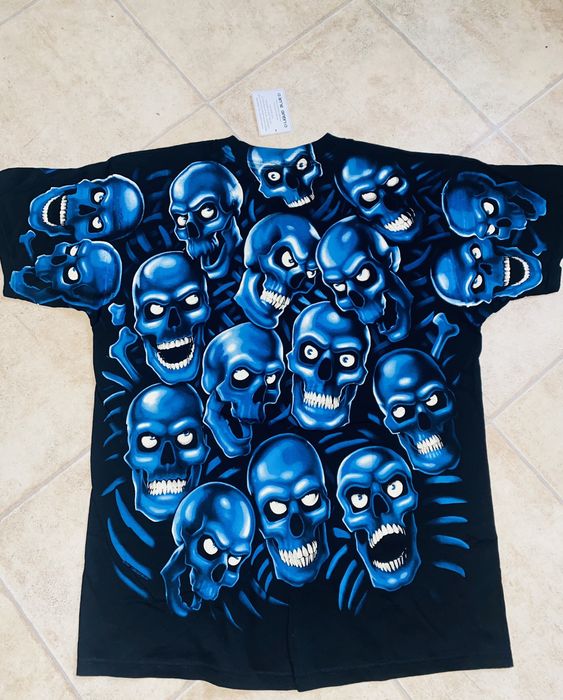 Supreme skull pile sales tee