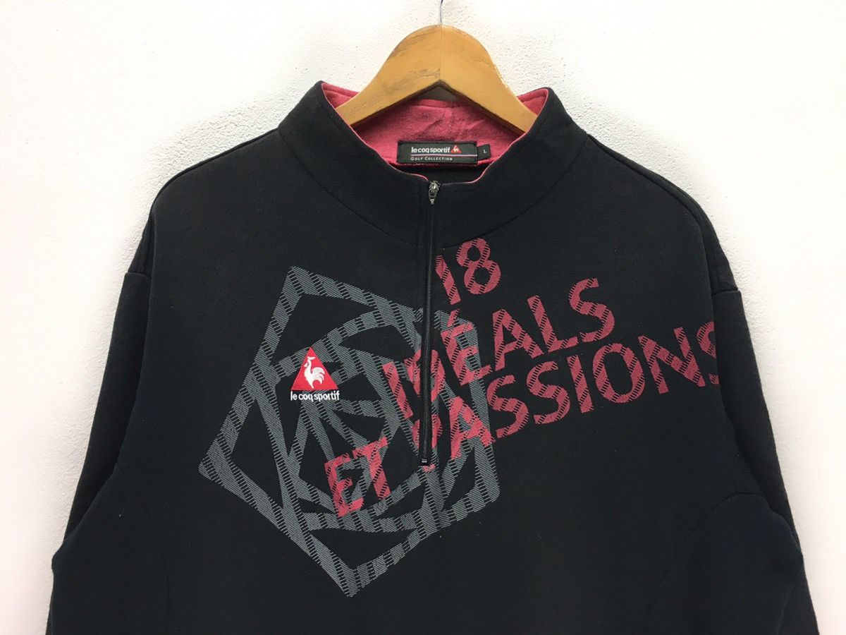 Le Coq Sportif × Vintage Vintage Le Coq Sportif Big Logo Sweatshirt Size US L / EU 52-54 / 3 - 2 Thumbnail