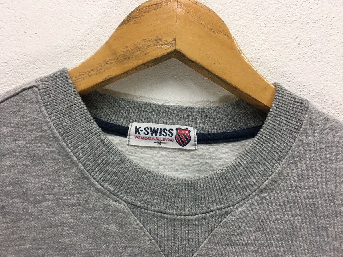 K-Swiss × Vintage Vintage K swiss Big Logo Spellout Sweatshirt Size US S / EU 44-46 / 1 - 5 Thumbnail