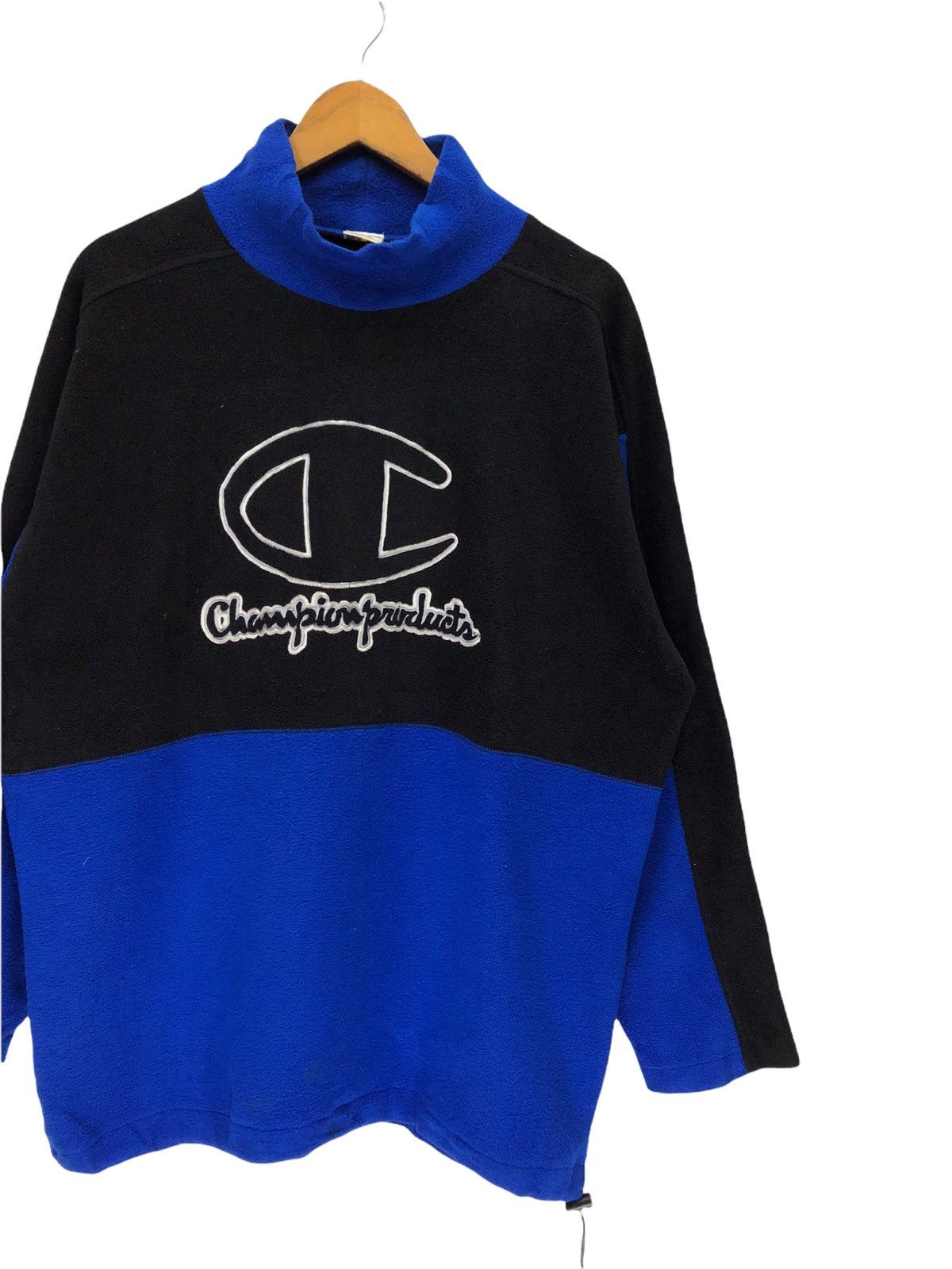 Champion × Vintage Vintage Champion Big Logo Multicolour Fleece Sweatshirt Size US L / EU 52-54 / 3 - 4 Thumbnail